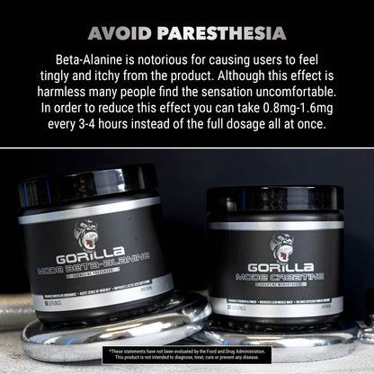Gorilla Mode Beta-Alanine – Carnosine Precursor/Enhanced Muscular Endurance