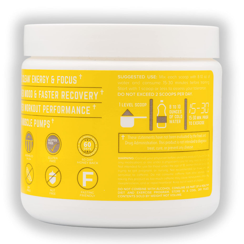 KINOBODY Kino Octane Pre-Workout Supplement Powder for Men and Women, Elevated