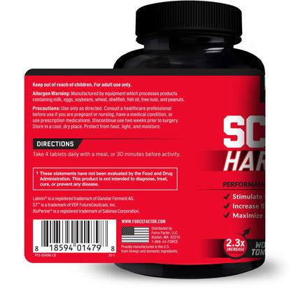 Force Factor Score! Hardcore Nitric Oxide Booster Supplement for Men with L-Citrulline