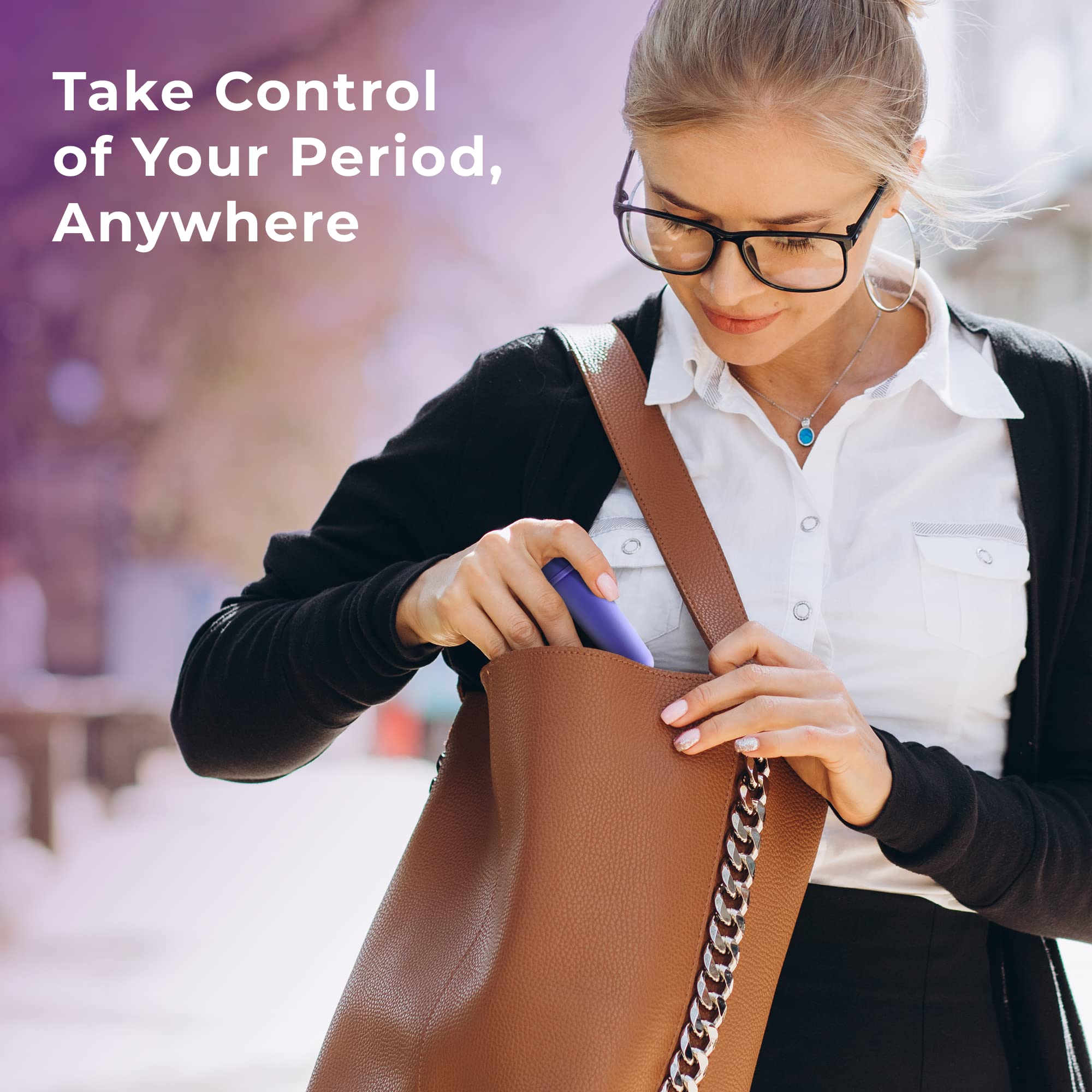 Ecoblossom Menstrual Cup Applicator Tool - Comfortable & Easy Insertion - Compatible EcoBlossom