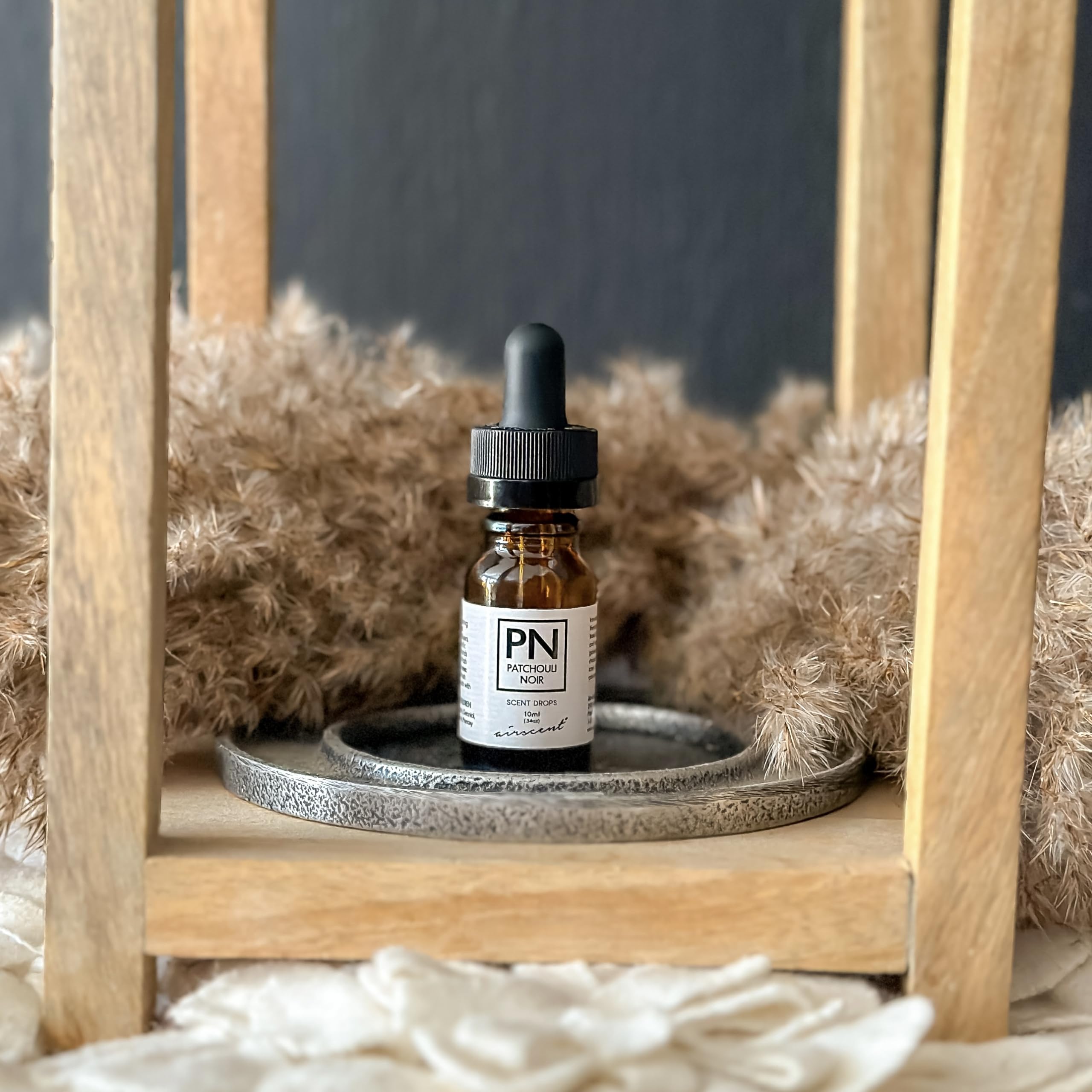 Patchouli Noir Diﬀuser Oil - Air-Scent Aroma and Essential Oil Blend - 10 Milliliter (.34 ﬂ oz) Air-Scent