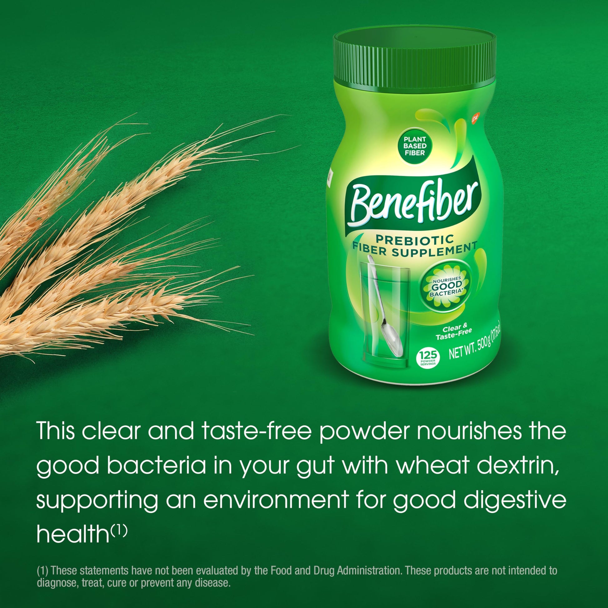 Benefiber Daily Prebiotic Fiber Supplement Powder for Digestive Health, Unflavored Benefiber