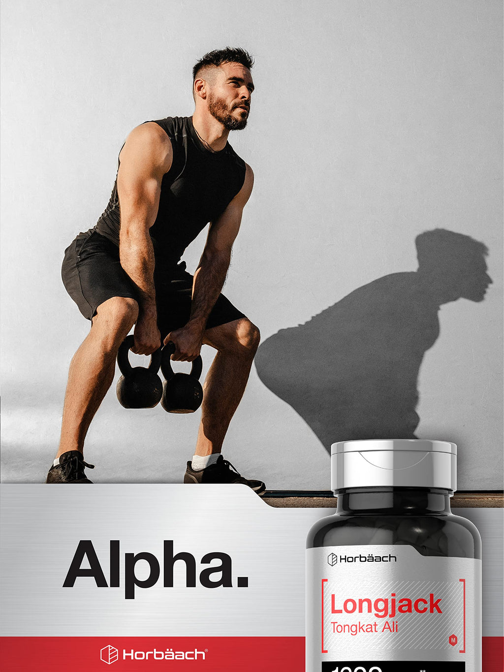 Longjack Tongkat Ali 1600 mg | 120 Capsules | Longifolia Root Extract Powder | Maximum