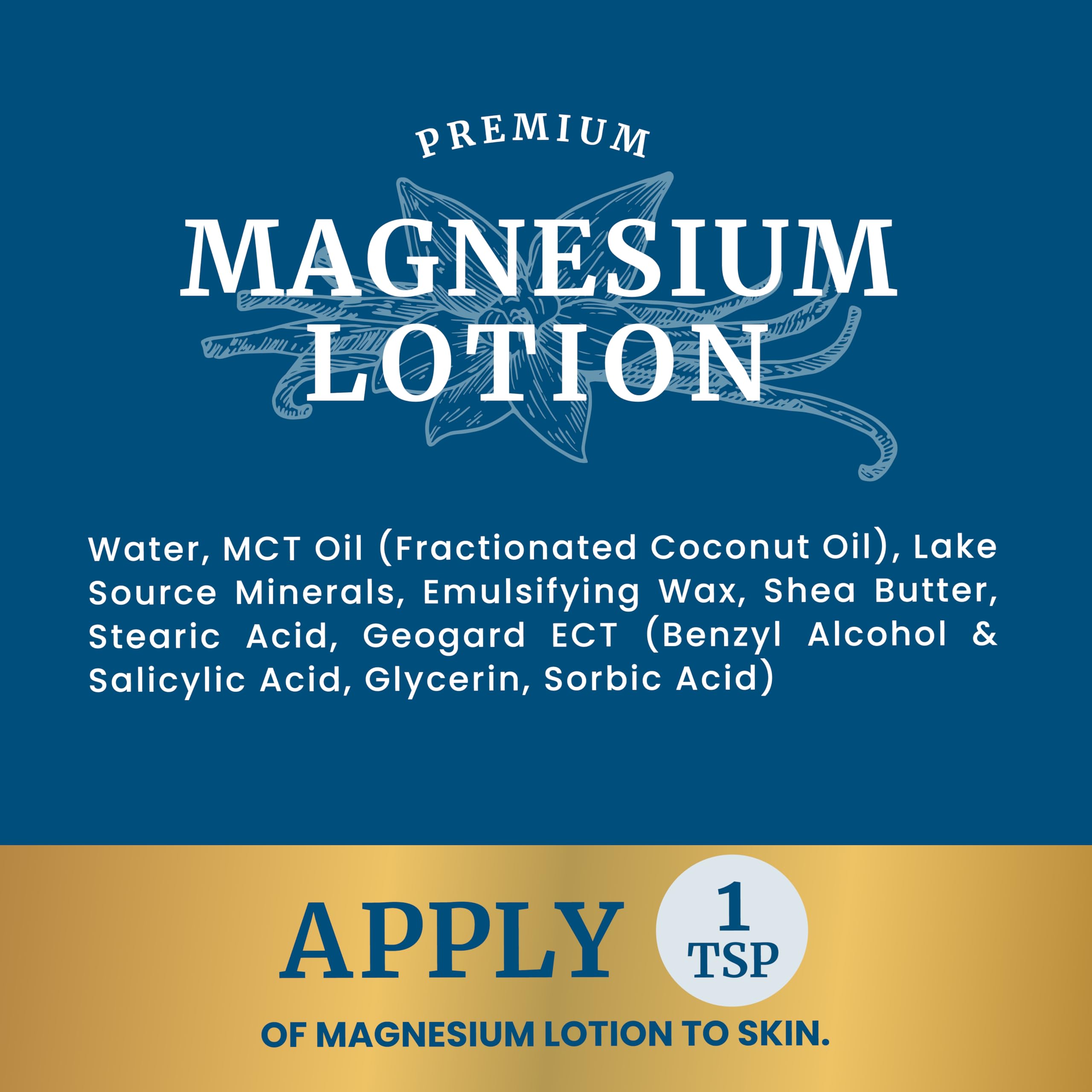 Magnesium Lotion | Relieves Muscle Cramps & Soreness | Relaxation & Calming Support Nobi Nutrition