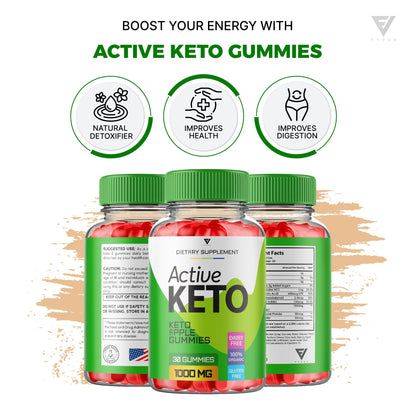 Fyvus (5 Pack) Active Keto Gummies, Active Keto ACV Gummies for Weight Loss