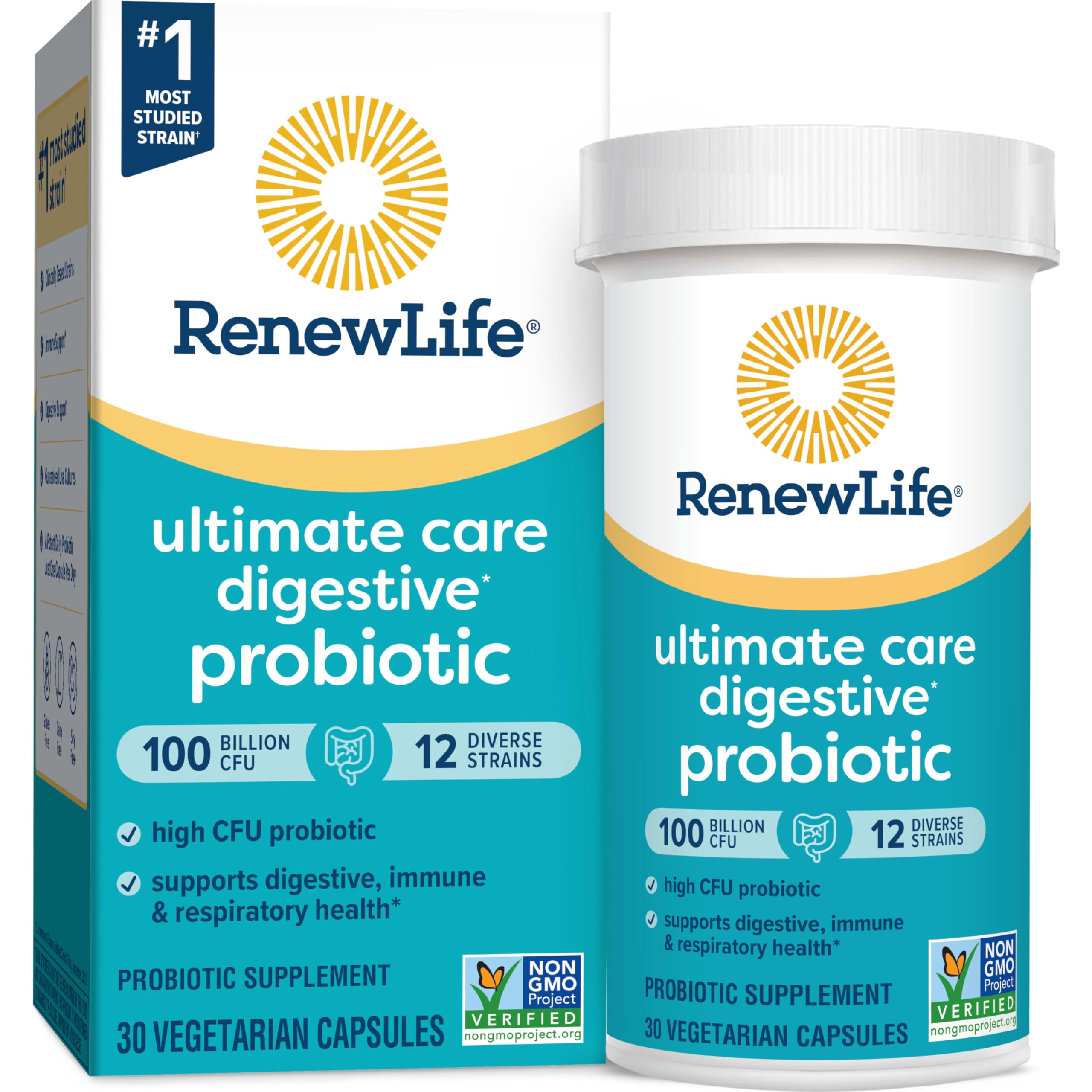 Renew Life Women's Probiotic Capsules, Supports Vaginal, Urinary, Digestive & Ultimate