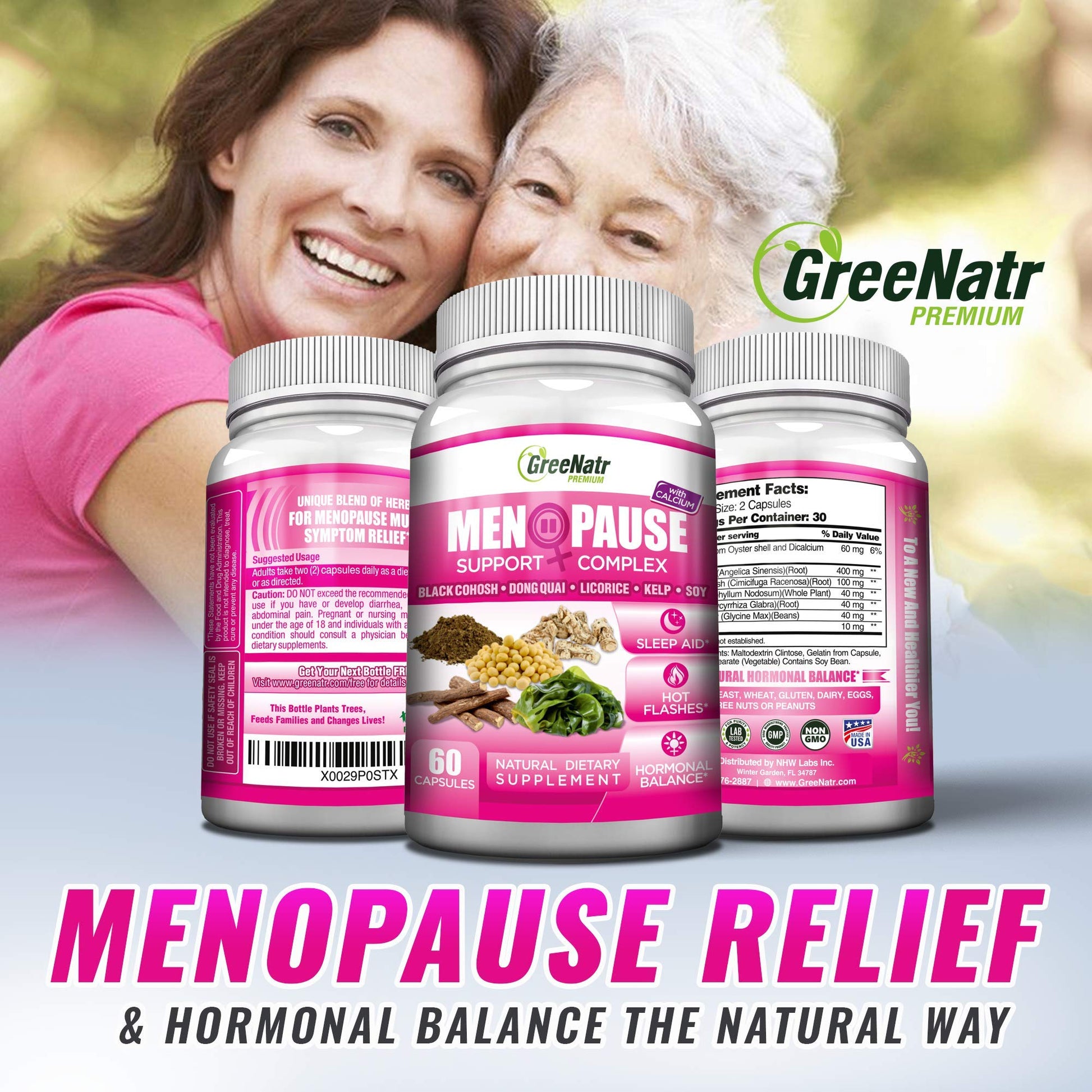 GreeNatr Energy Boost Plus Menopause Support Bundle GreeNatr