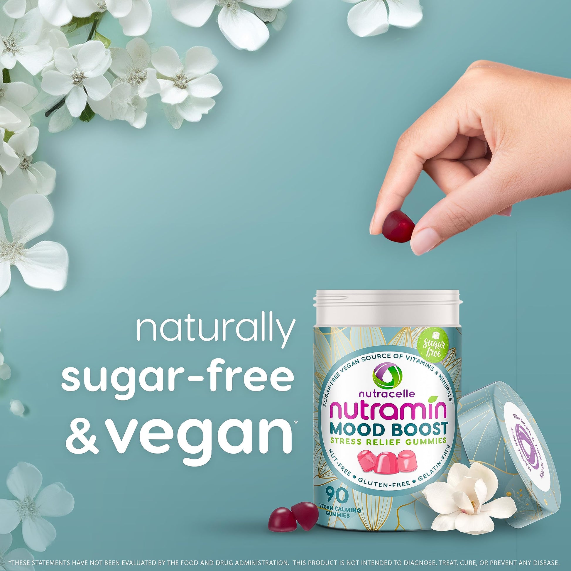 Nutracelle NUTRAMIN Mood Boost Multivitamin Gummy - Delicious & Yummy Anti-Stress Nutracelle