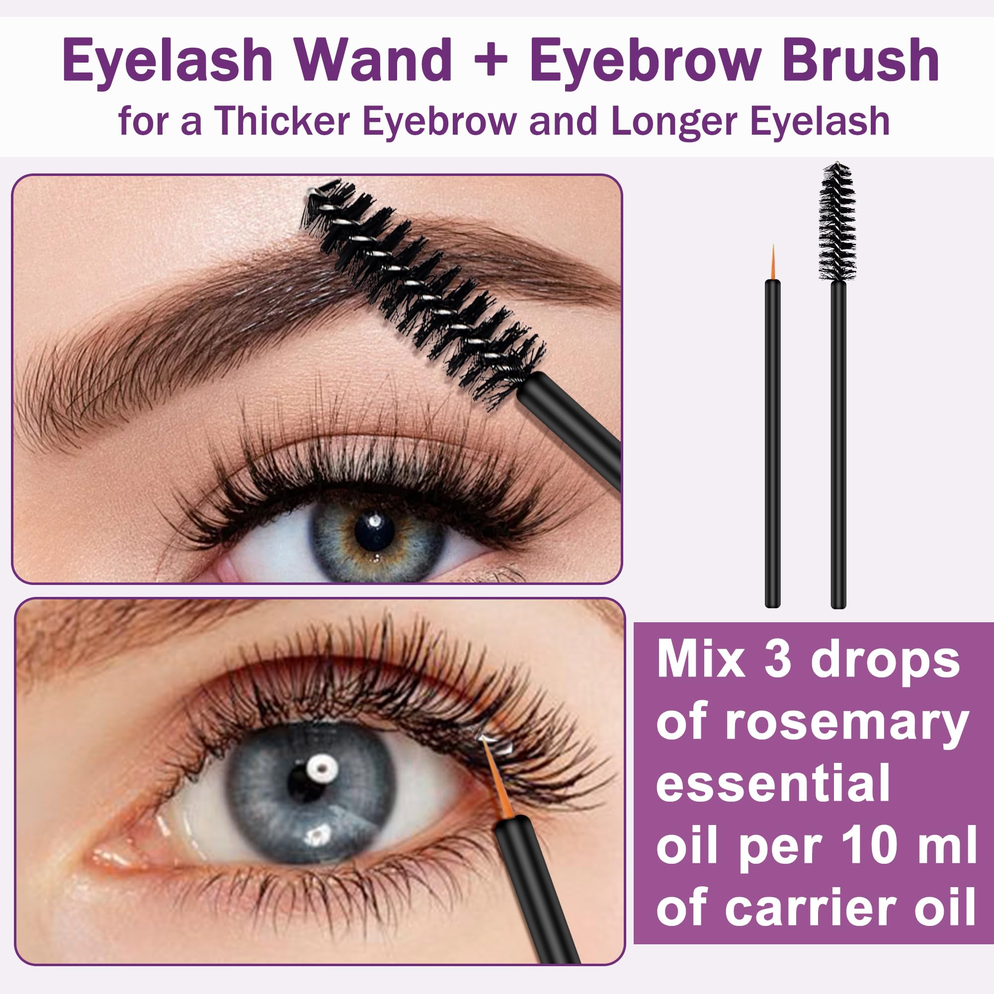 Rosemary Oil for Hair Growth,100% Pure Undiluted Light-Weight Non-Greasy Rosemary Essential Oil GIFBEA