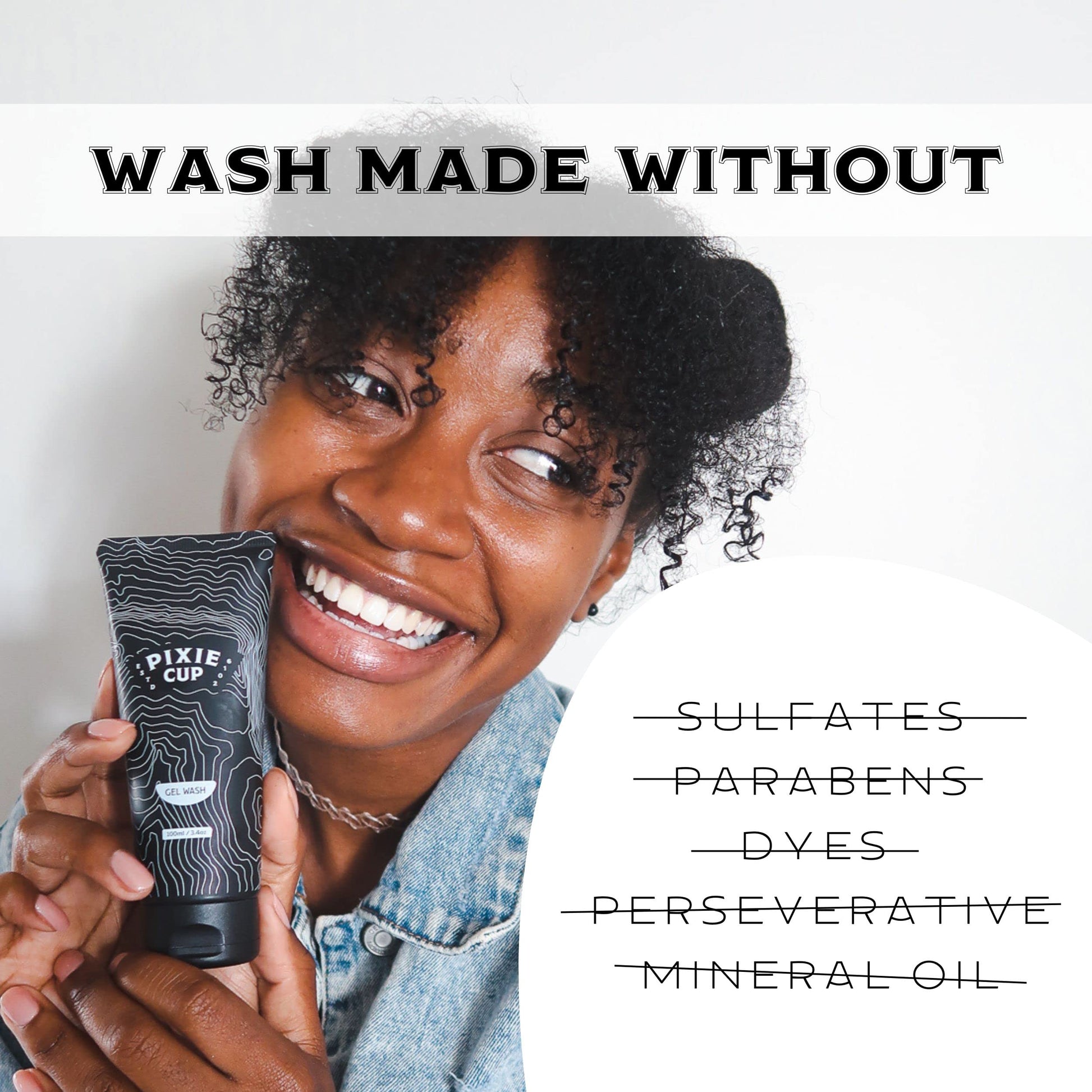 Pixie Cup Menstrual Kit - Best Period Cup Starter Kit - 2 Cups, Wash, 20 Wipes, Lube, Public Pixie Cup