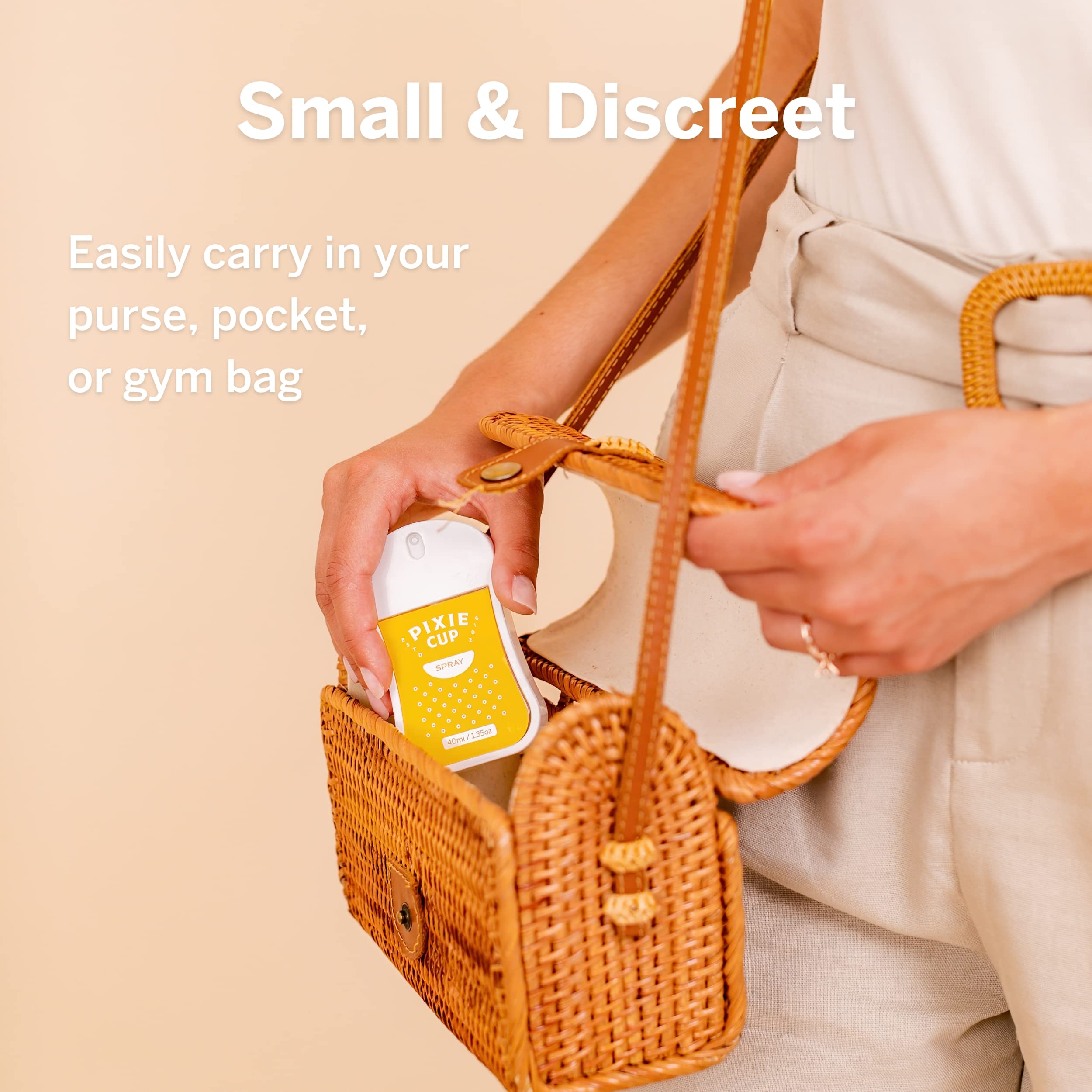 Pixie Sterilizer Spray for Menstrual Cups - Complete Sterilization in Just A Quick Spray - 100% Hypoallergenic Pixie Cup