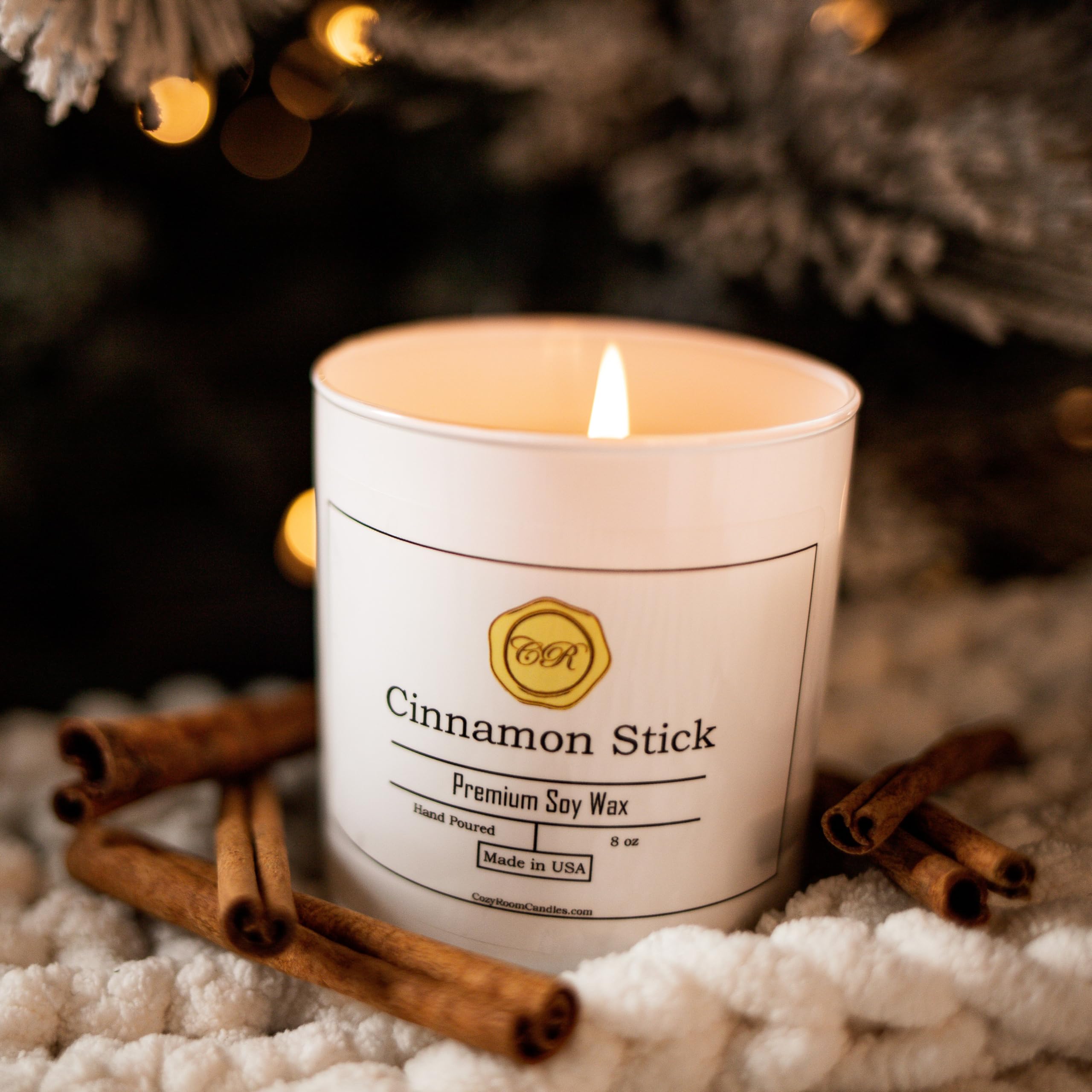 Cinnamon Stick Scented Candles/Scented Candles for Women/Soy Candles for Home/Candles Cozy Room Candles