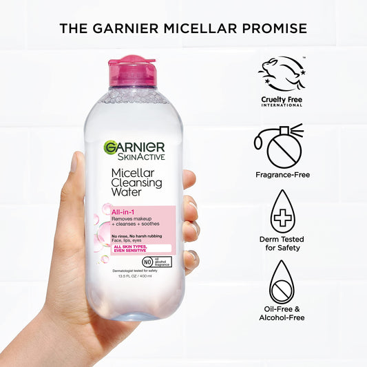 Garnier Back to School Bundle|Micellar Water (400mL) + Fructis Sleek & Shine