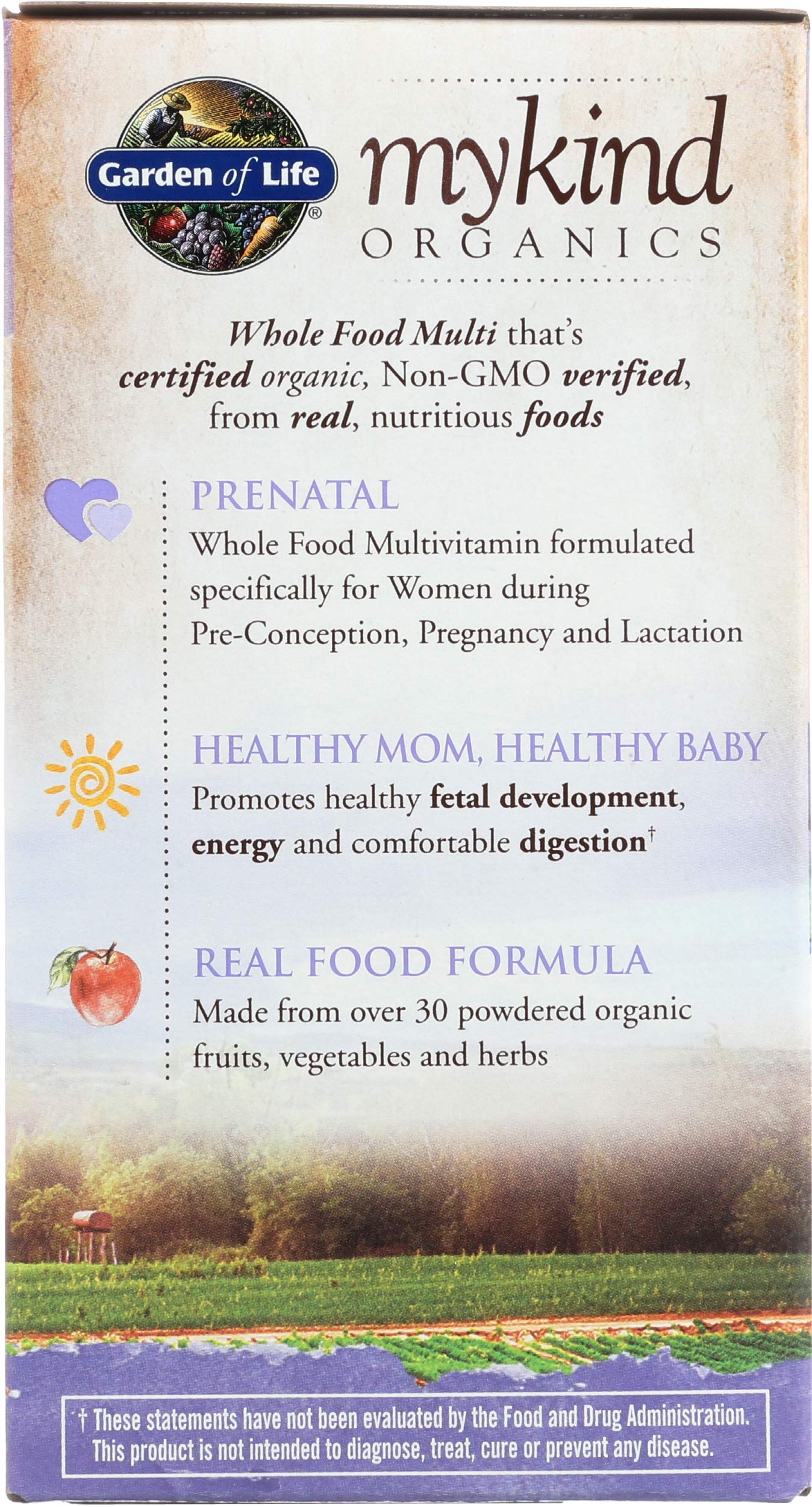 Garden of Life Organic Mykind Prenatal Multivitamin, 216 CT Garden of Life