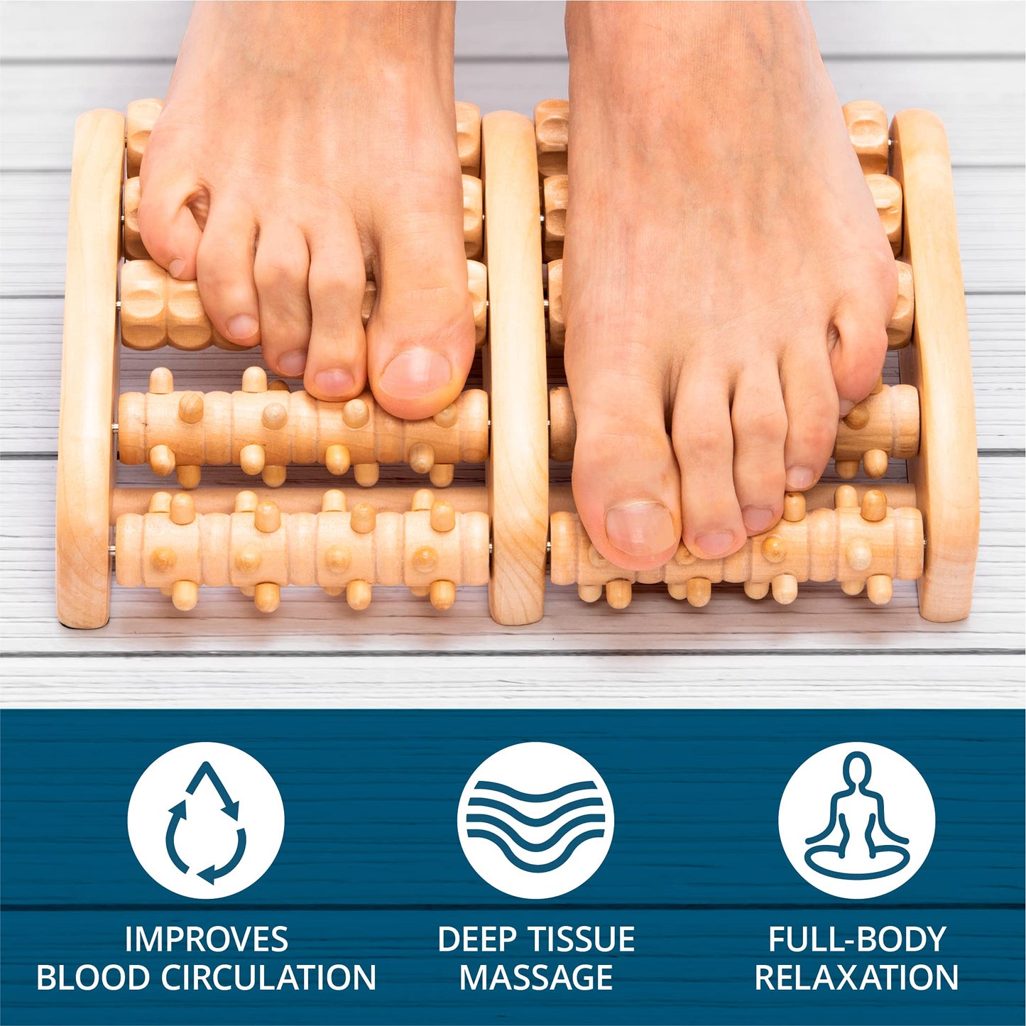 TheraFlow Foot Massager for Plantar Fasciitis Relief, Relaxation Gifts for Women, Men