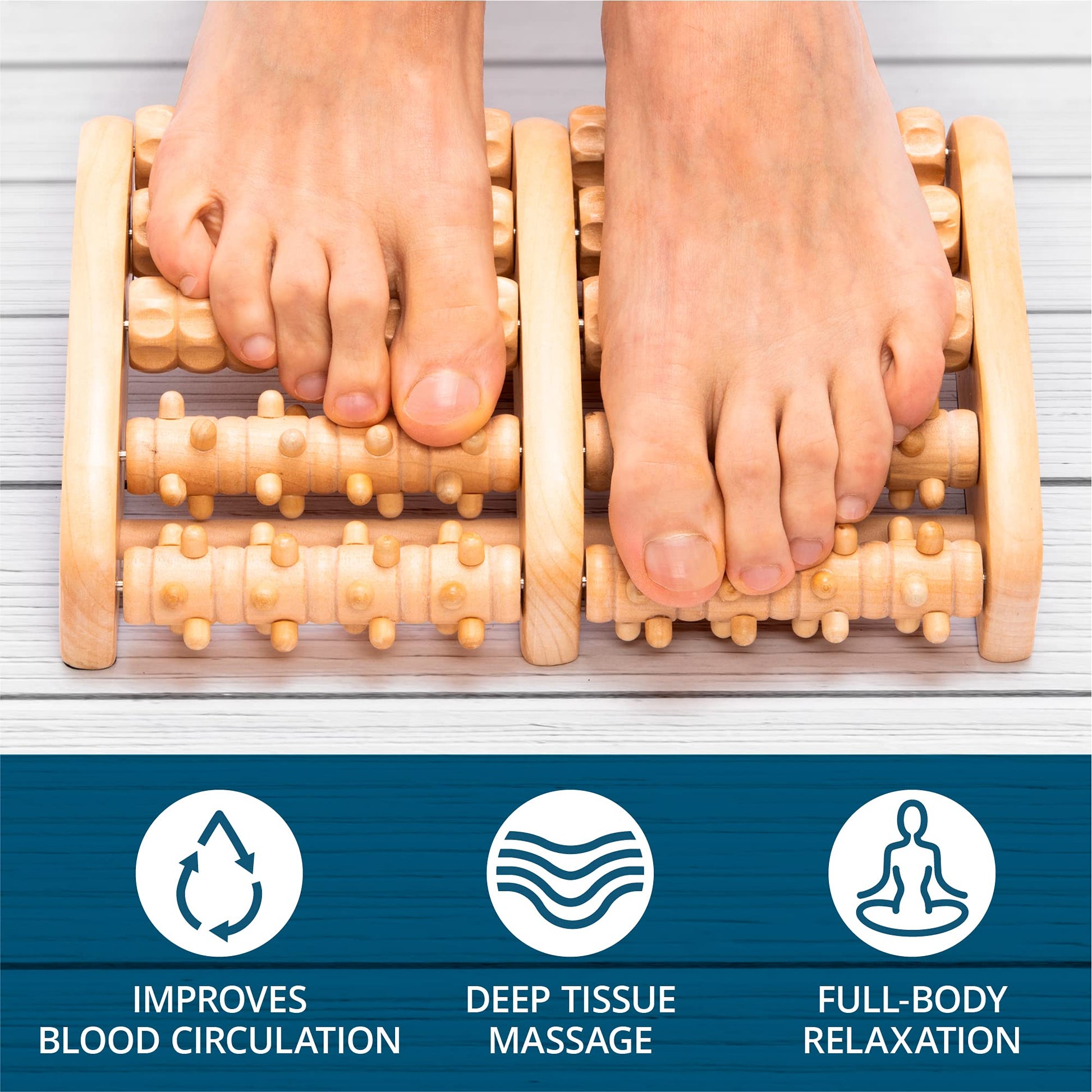 TheraFlow Foot Massager for Plantar Fasciitis Relief, Relaxation Gifts for Women, Men TheraFlow