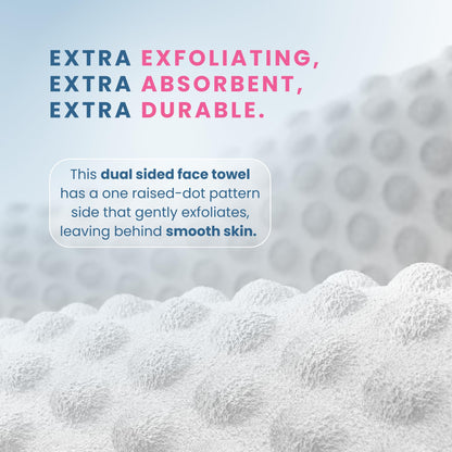 Clean Skin Club Clean Towels XL Supreme, 50 Count, Absorbent, Gentle