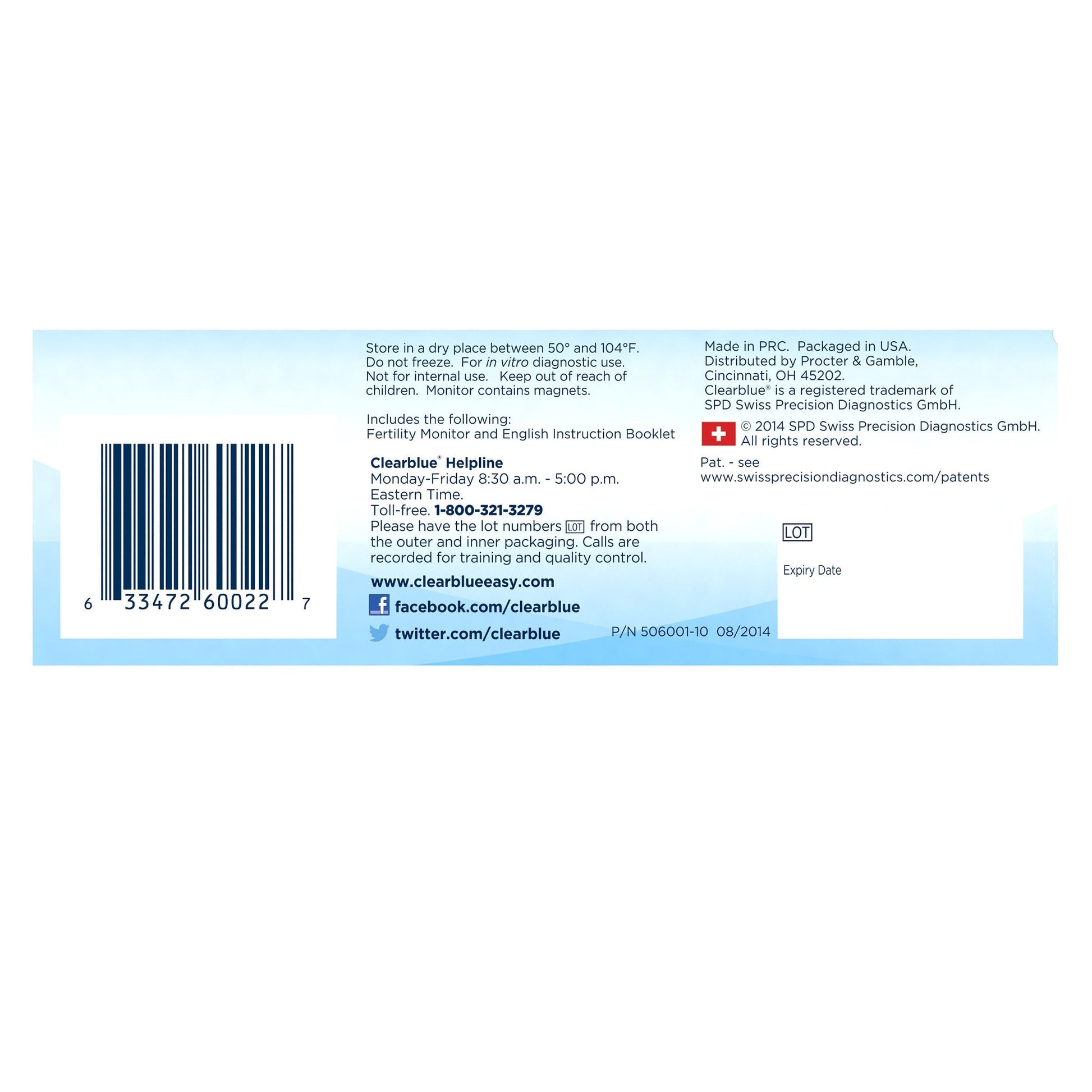 Clearblue Fertility Monitor, Touch Screen, 1 Count Clearblue