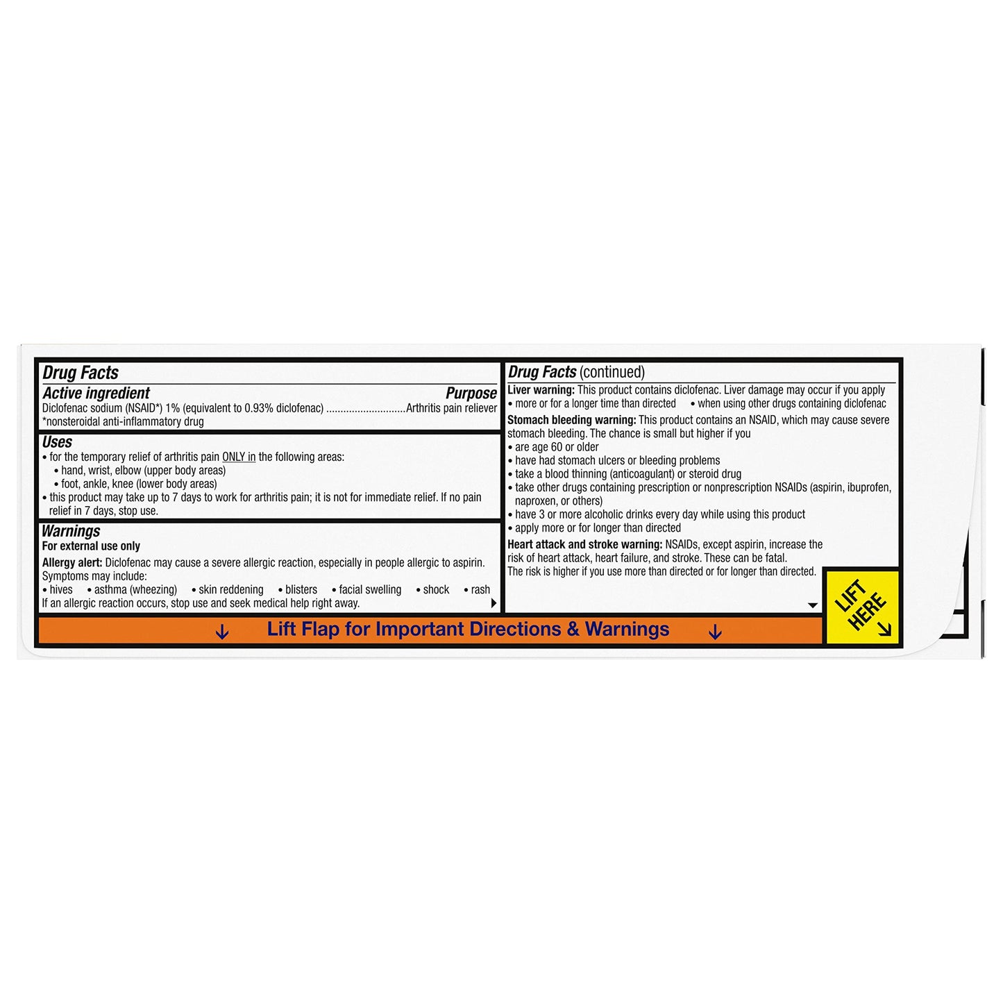 Voltaren Arthritis Pain Gel for Powerful Topical Arthritis Pain Relief, No Prescription