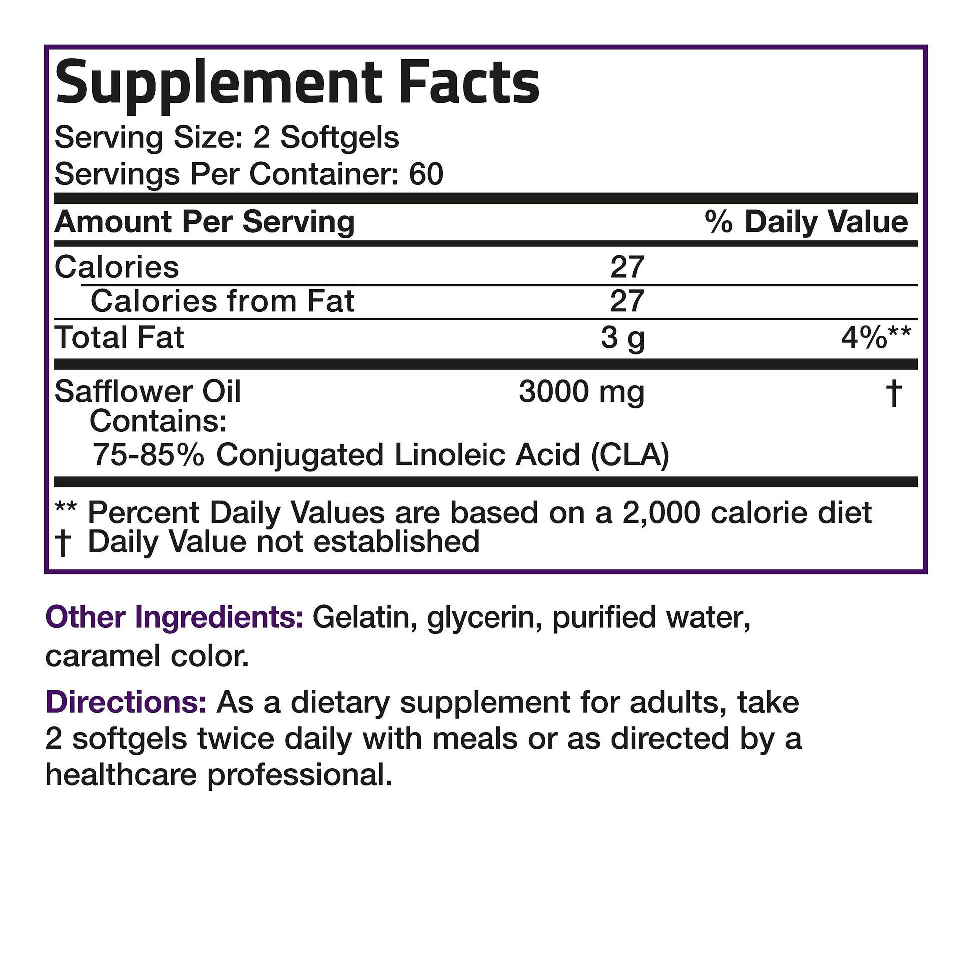 Bronson CLA 3000 Extra High Potency Supports Healthy Weight Manage