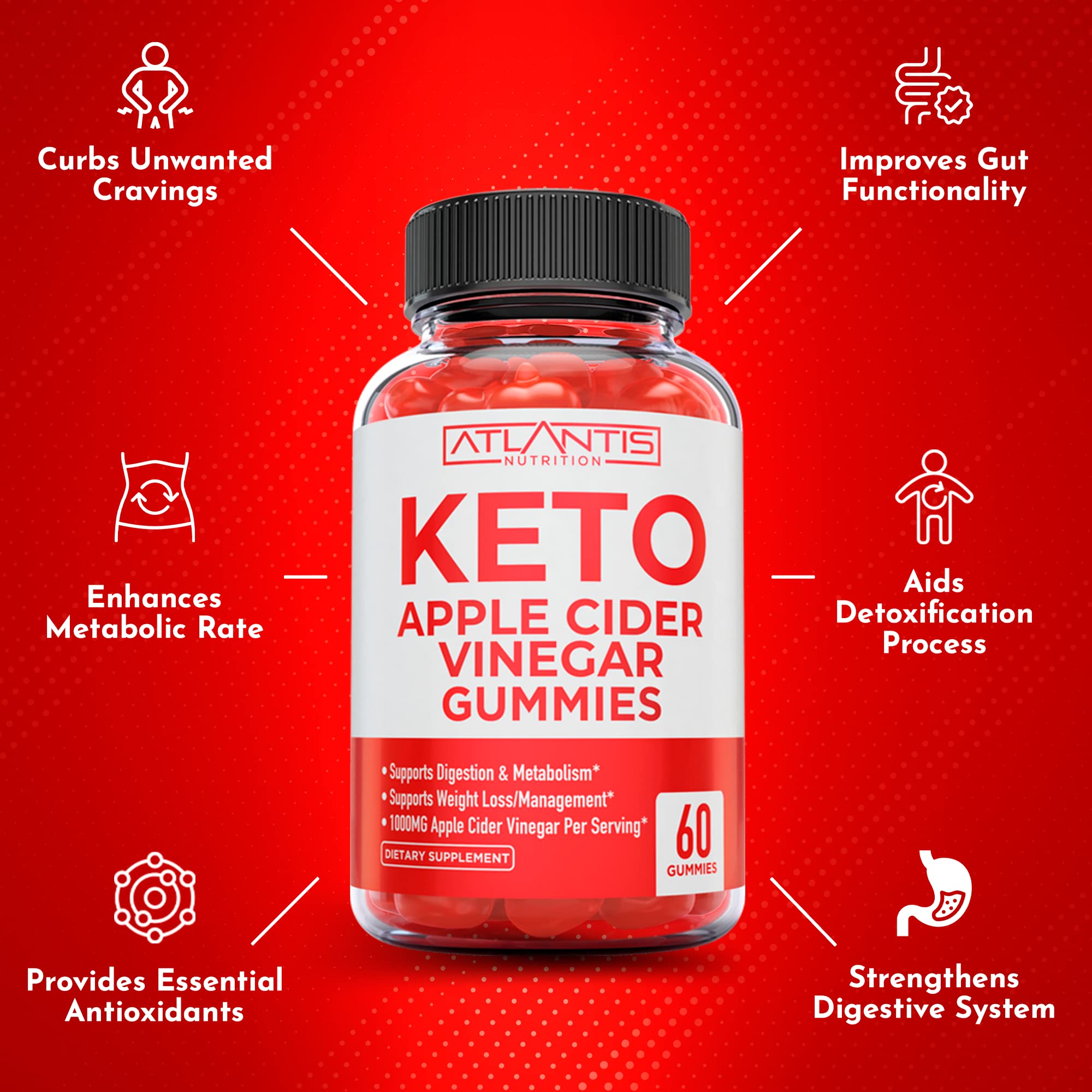 Keto ACV Gummies for Weight Loss - Apple Cider Vinegar Keto ACV Gummies Formulated