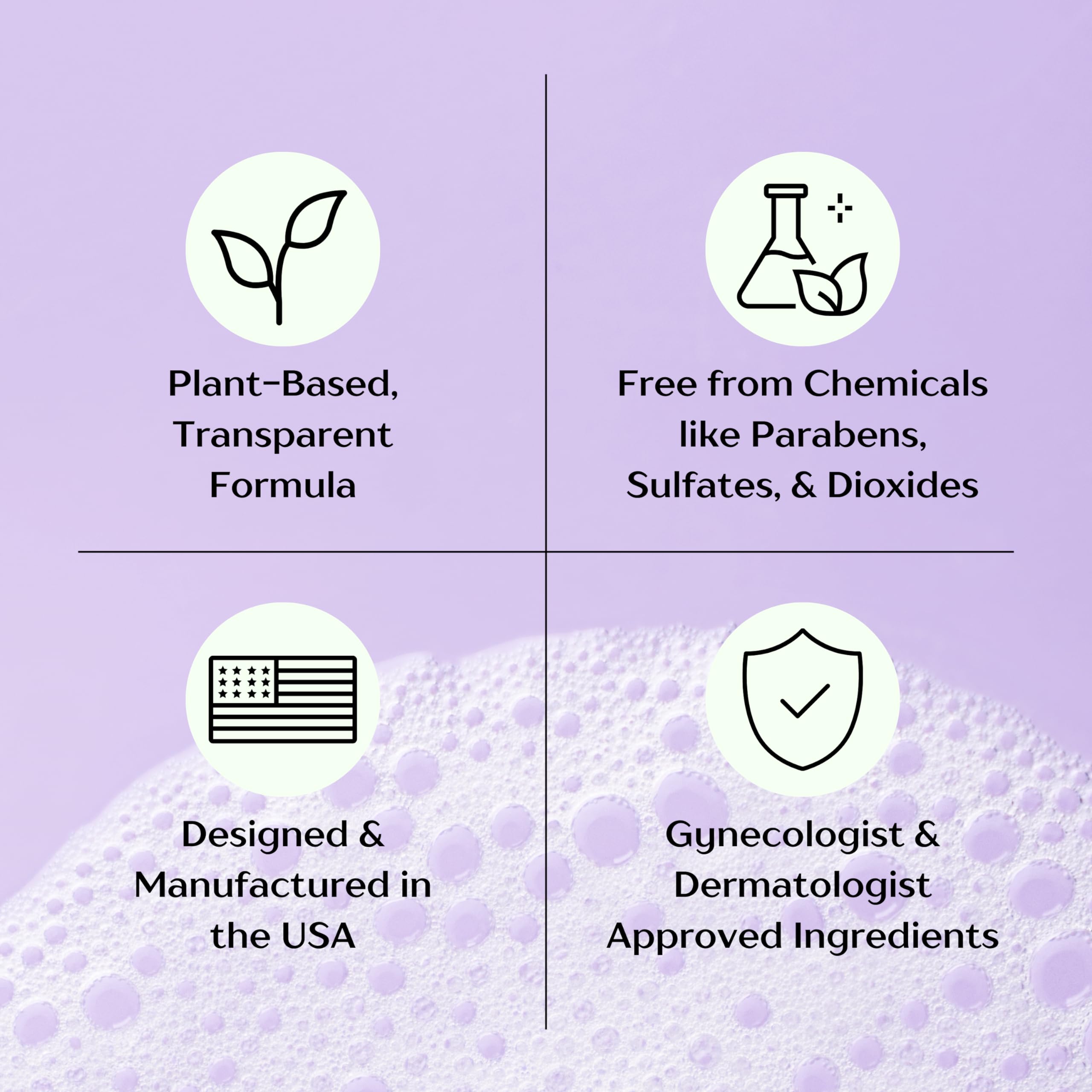 Violet Vibes Ultra-Gentle Feminine Wash | pH-Balancing, Nourishing, Odor-Control Violet Vibes