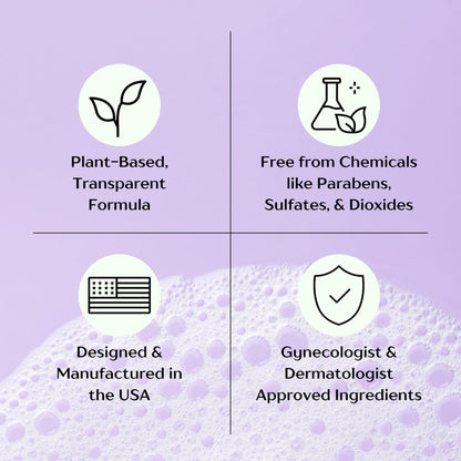 Violet Vibes Ultra-Gentle Feminine Wash | pH-Balancing, Nourishing, Odor-Control