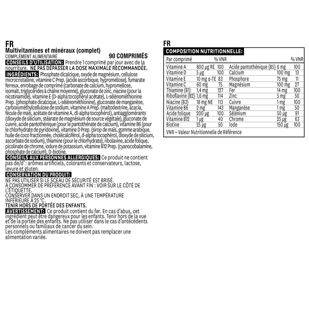 Natures Aid Multivitamins and Minerals, 90 Count (Pack of 1), (Packing may vary)