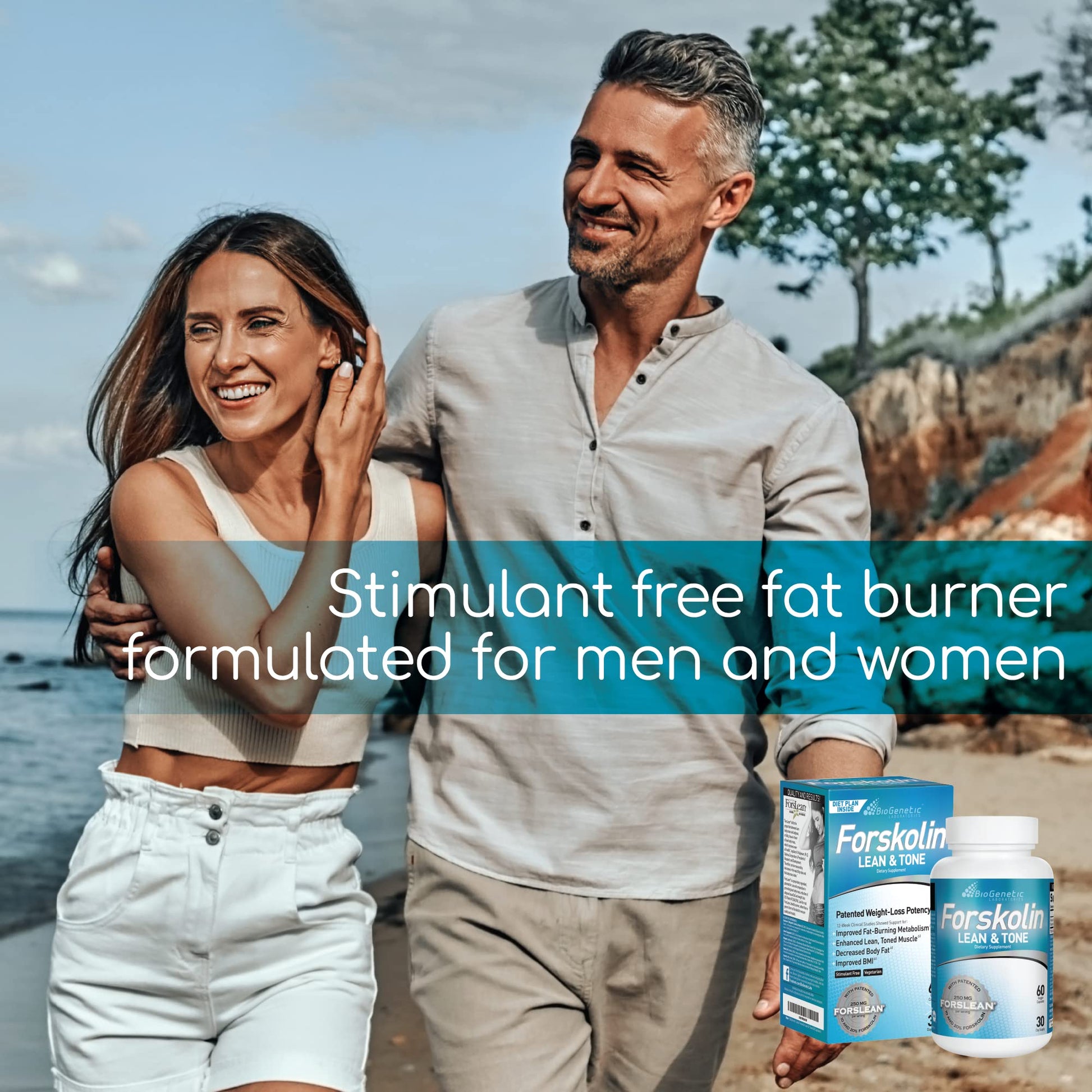 BioGenetic Labs Forskolin Lean & Tone - Weight Loss Pills - Body Toning Formula Fat Burner BioGenetic Laboratories