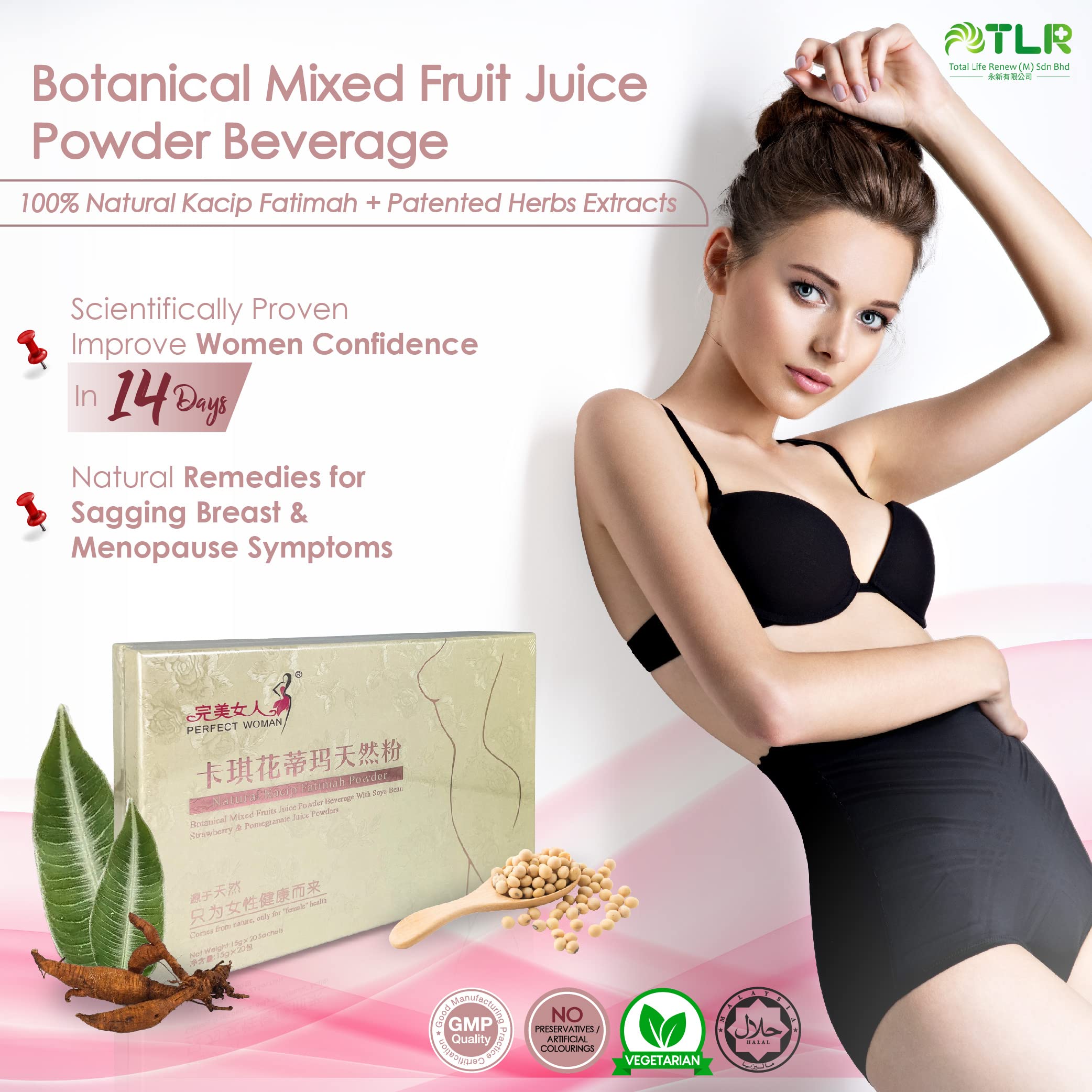 Total Life Renew (M) Sdn. Bhd. TLR Perfect Women Kacip Fatimah for Women | 100% Natural Total Life Renew (M) Sdn. Bhd.