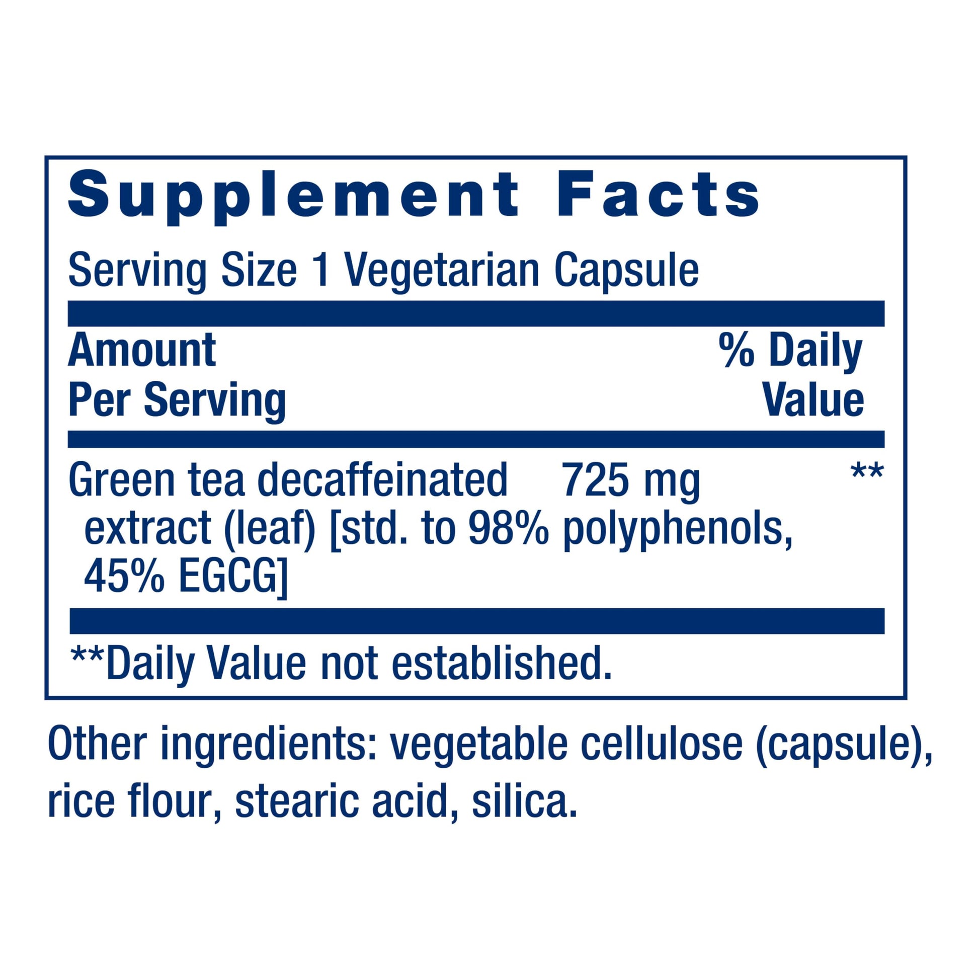 Life Extension Decaffeinated Mega Green Tea Extract – Polyphenol-Rich, Cell Health Life Extension