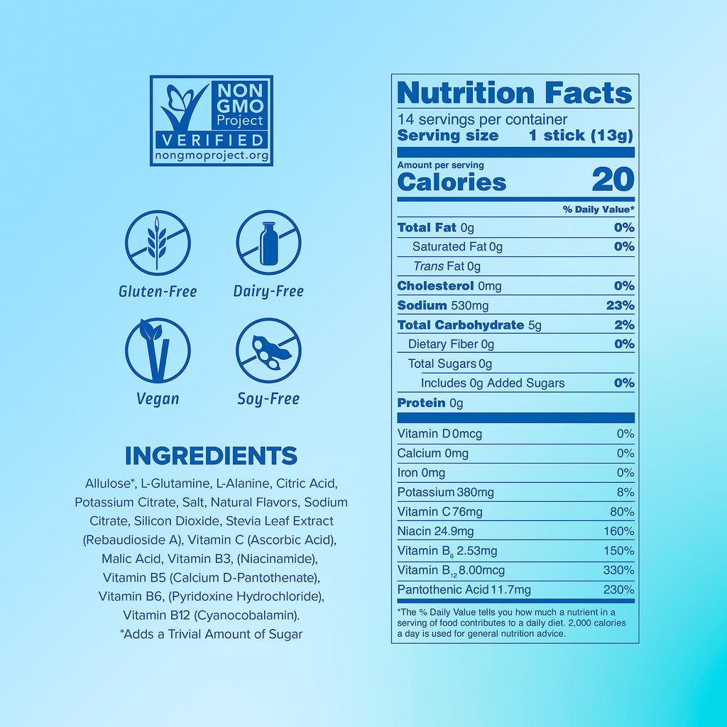Liquid I.V. Sugar-Free Hydration Multiplier - Lemon Lime – Hydration Powder Packets 