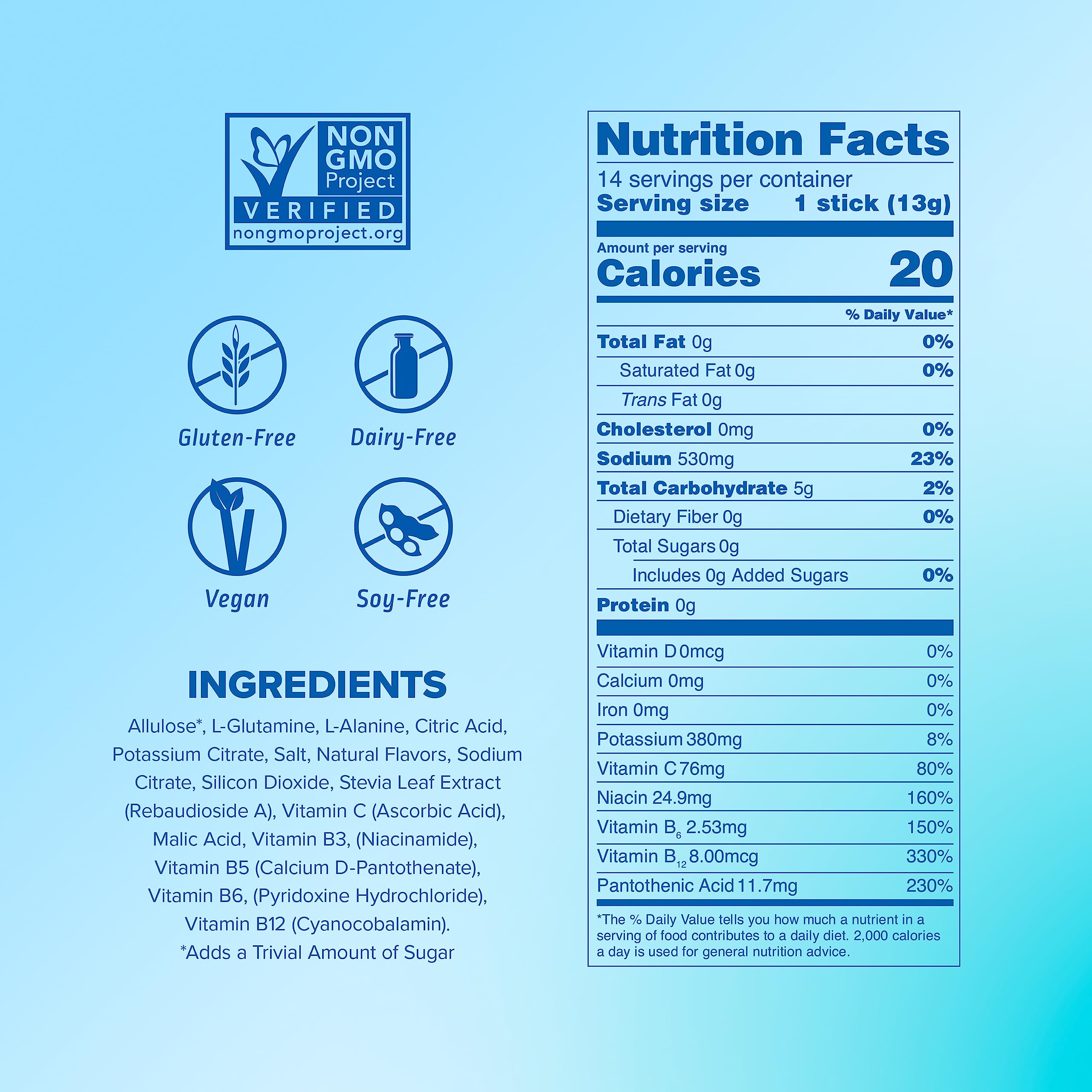 Liquid I.V. Sugar-Free Hydration Multiplier - Lemon Lime – Hydration Powder Packets 
