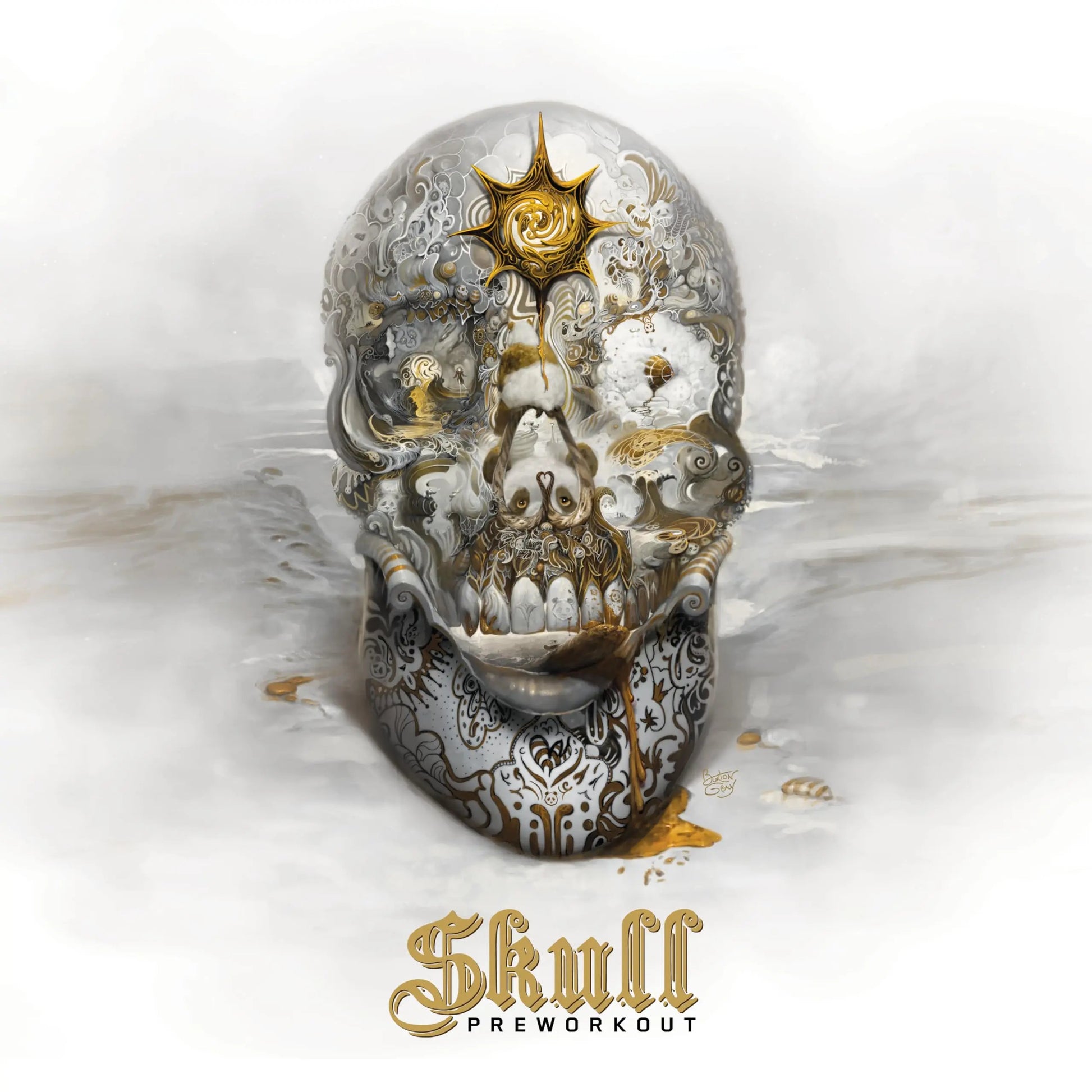 Underground Bio Labs/Panda Supps Skull High Stim/Nootropic Pre-Workout,Lion's Mane Underground Bio Labs