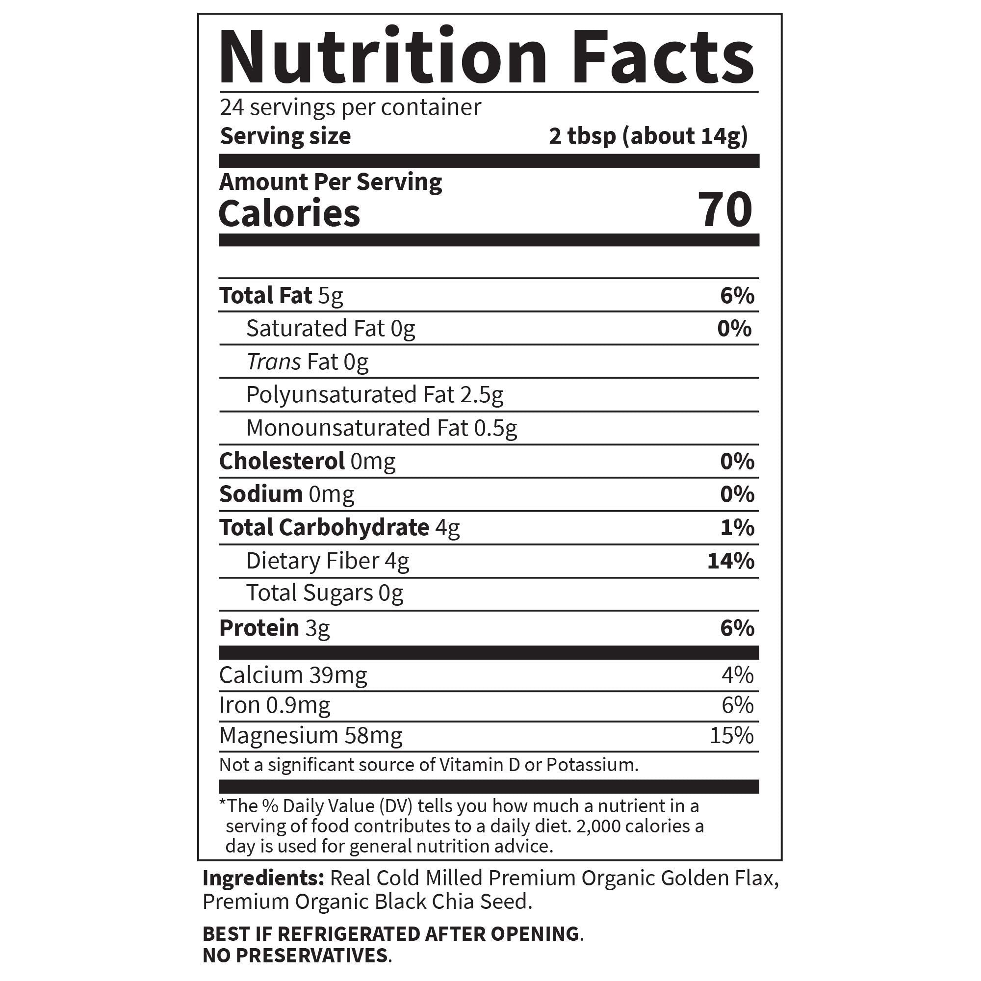 Garden Of Life Raw Organics Organic Flax Meal Plus Chia Seeds, 12 Ounce Garden of Life