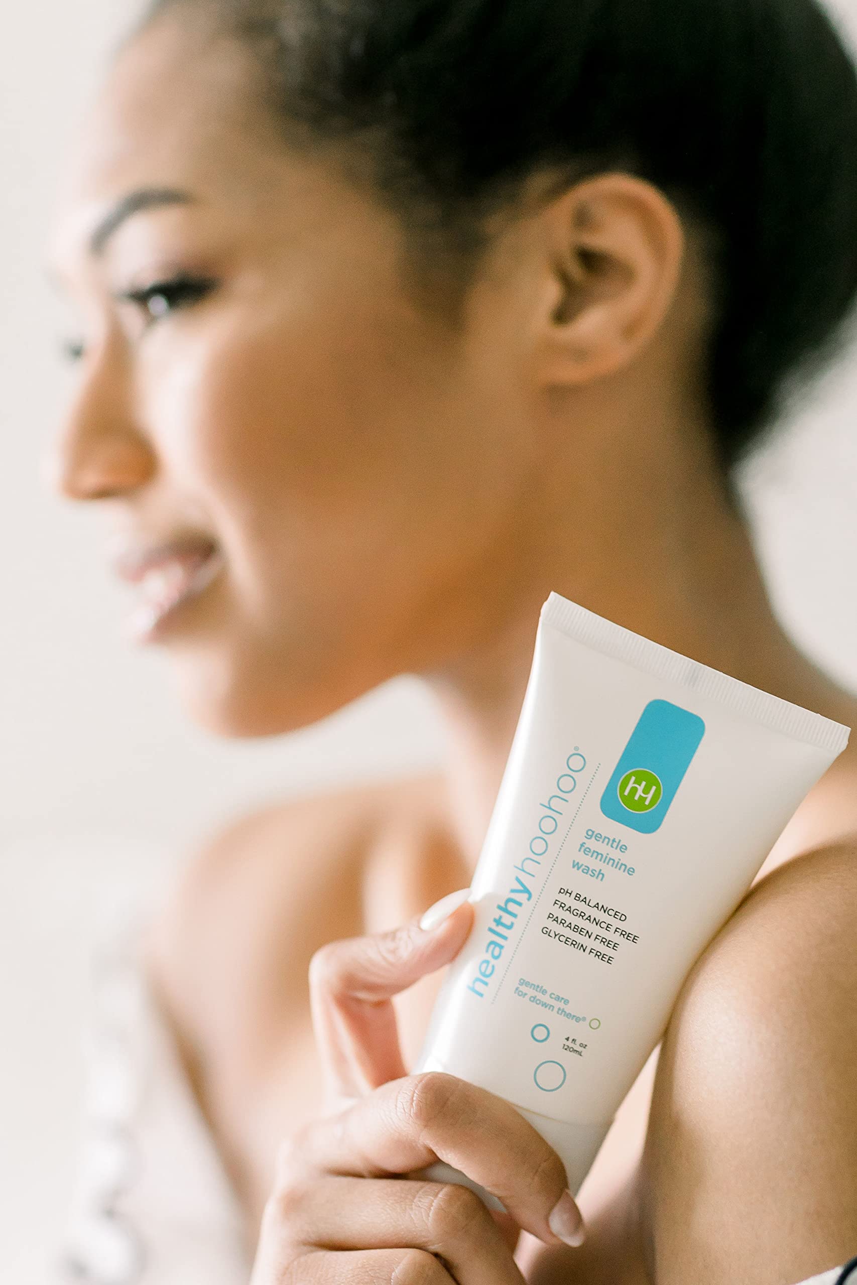 healthy hoohoo Gentle Feminine Wash - Organic Ingredients, pH Balanced, Fragrance Free healthy hoohoo