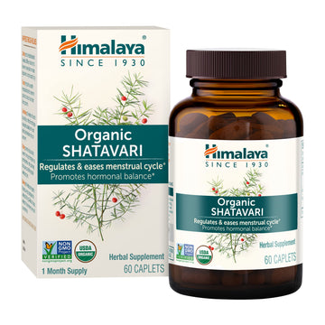 Himalaya Organic Shatavari for PMS, Menstrual Cramp Relief, Menopause Support, and Women's Health