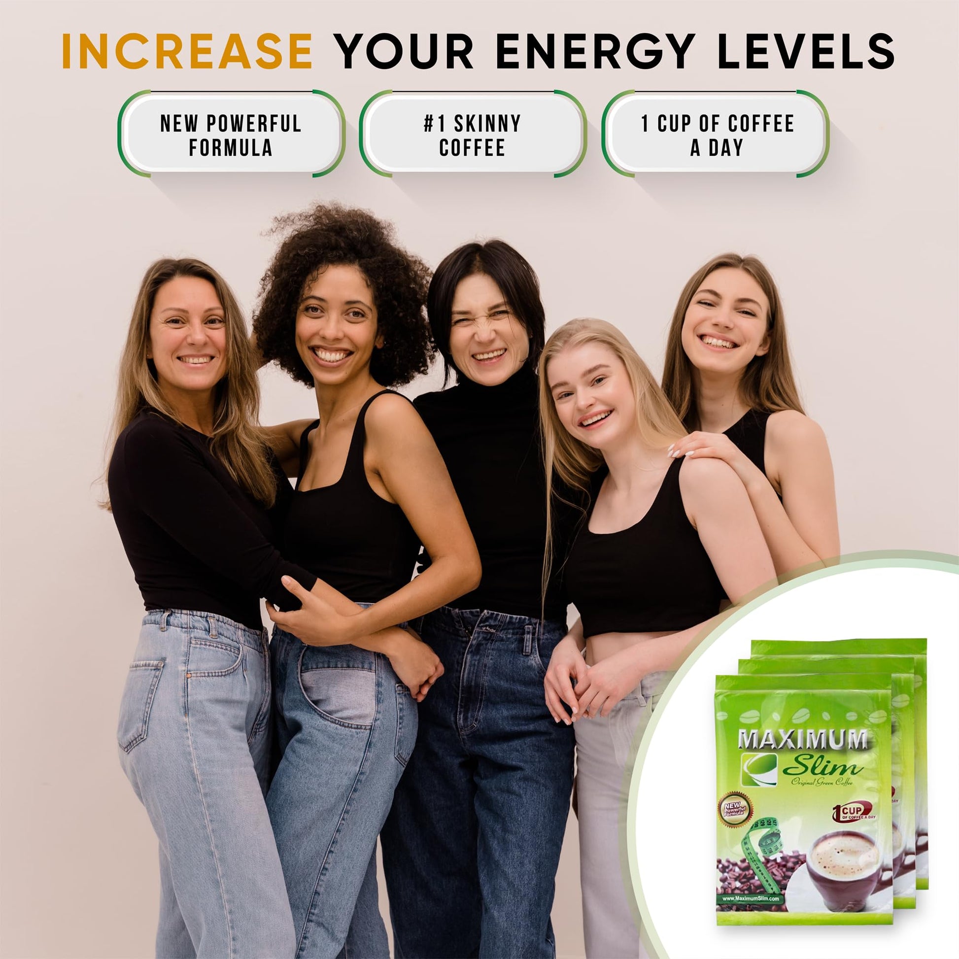 Premium Coffee BOOSTS your Metabolism DETOXES your Body & CONTROLS your Appetite Maximum Slim