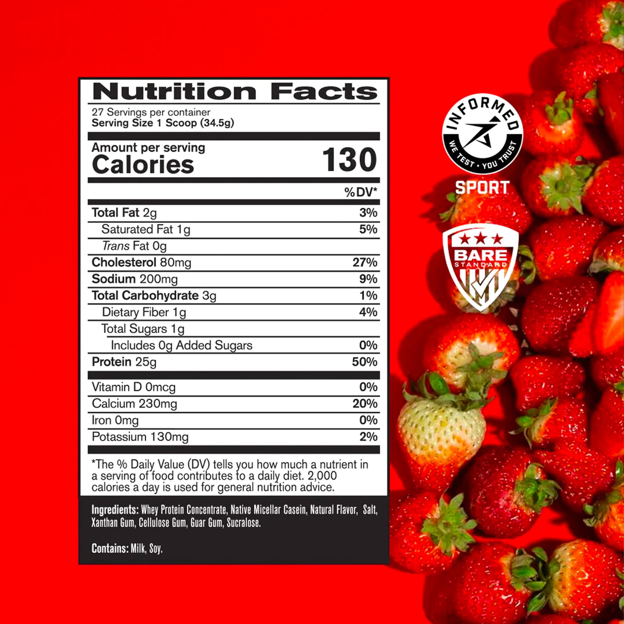 Bare Performance Nutrition, BPN Whey Protein Powder, Whey Protein Concentrate, Native BARE PERFORMANCE NUTRITION