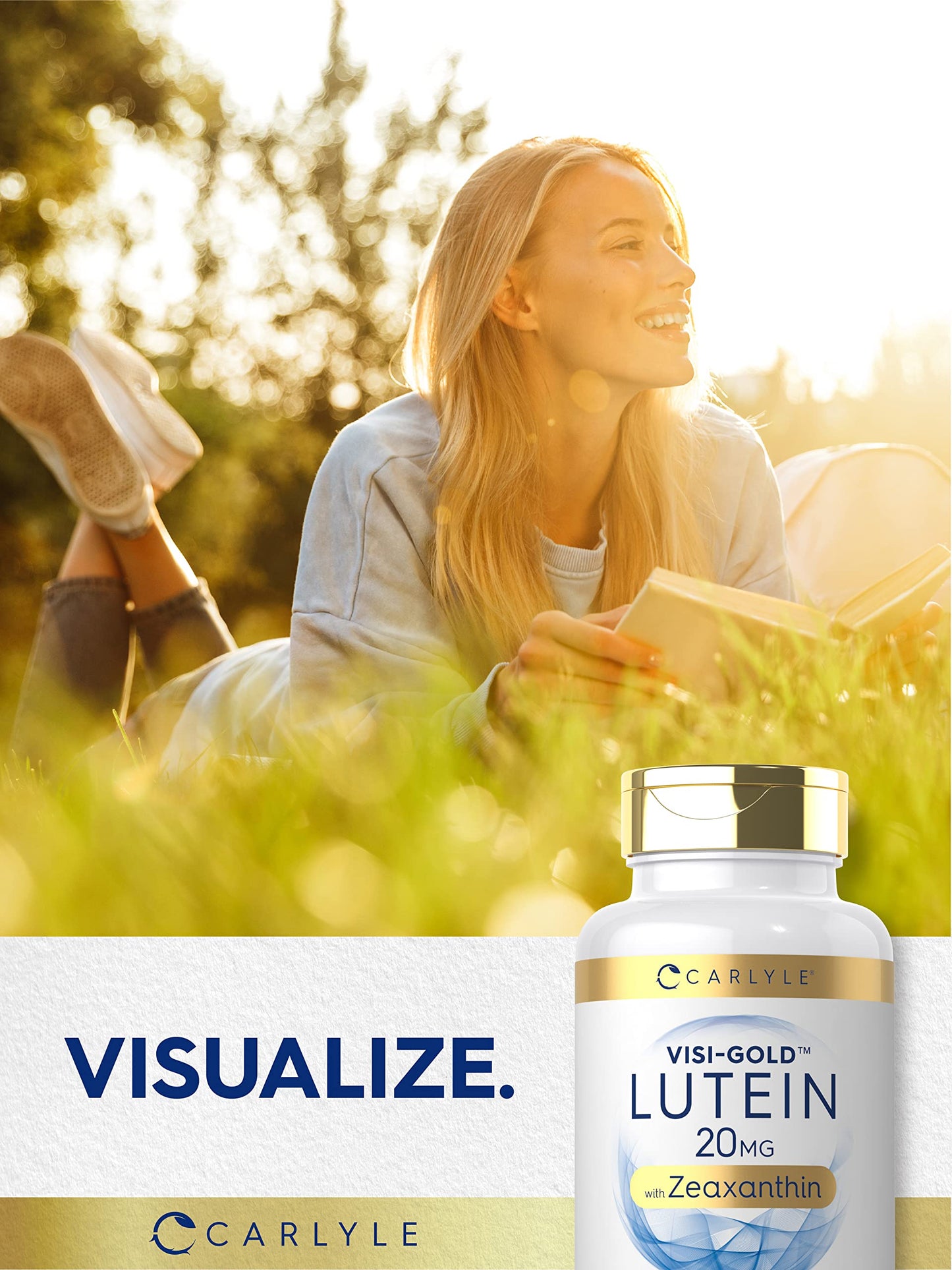 Carlyle Lutein and Zeaxanthin 20mg | 300 Softgels | Eye Health Vitamins