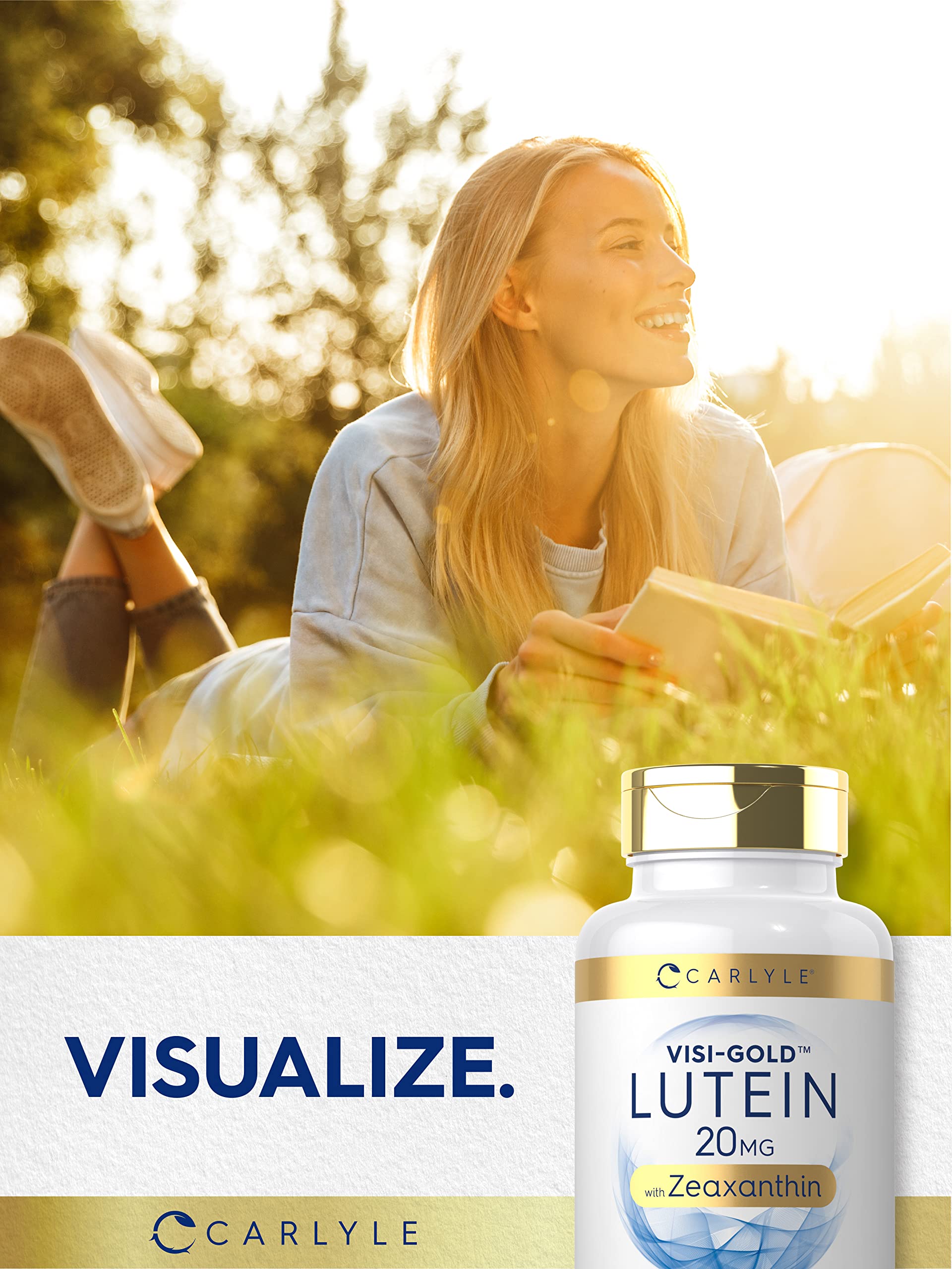 Carlyle Lutein and Zeaxanthin 20mg | 300 Softgels | Eye Health Vitamins Carlyle