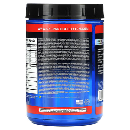 Gaspari Nutrition - SuperPump MAX - The Ultimate Pre Workout Powder, Sustained Energy