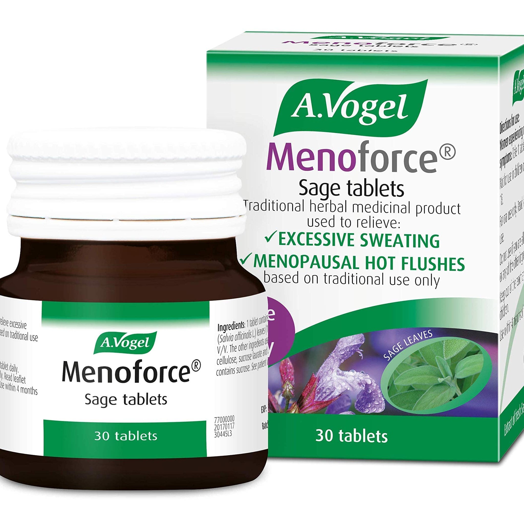 A.Vogel Menoforce Sage Tablets (30 tablets)