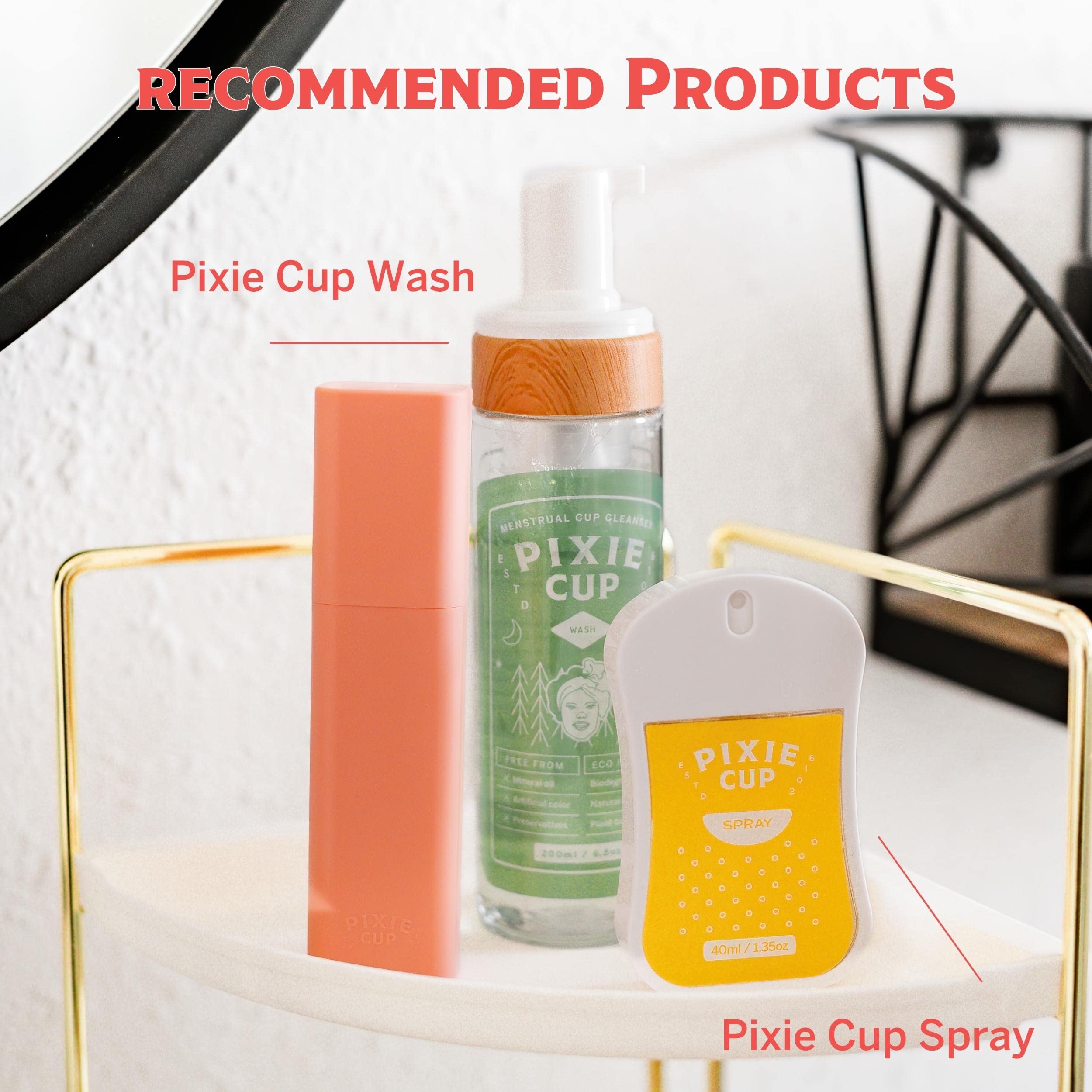 Pixie Menstrual Cup & Tampon Applicator + Period Cup Remover - Make Insertion & Removal Easy Pixie Cup