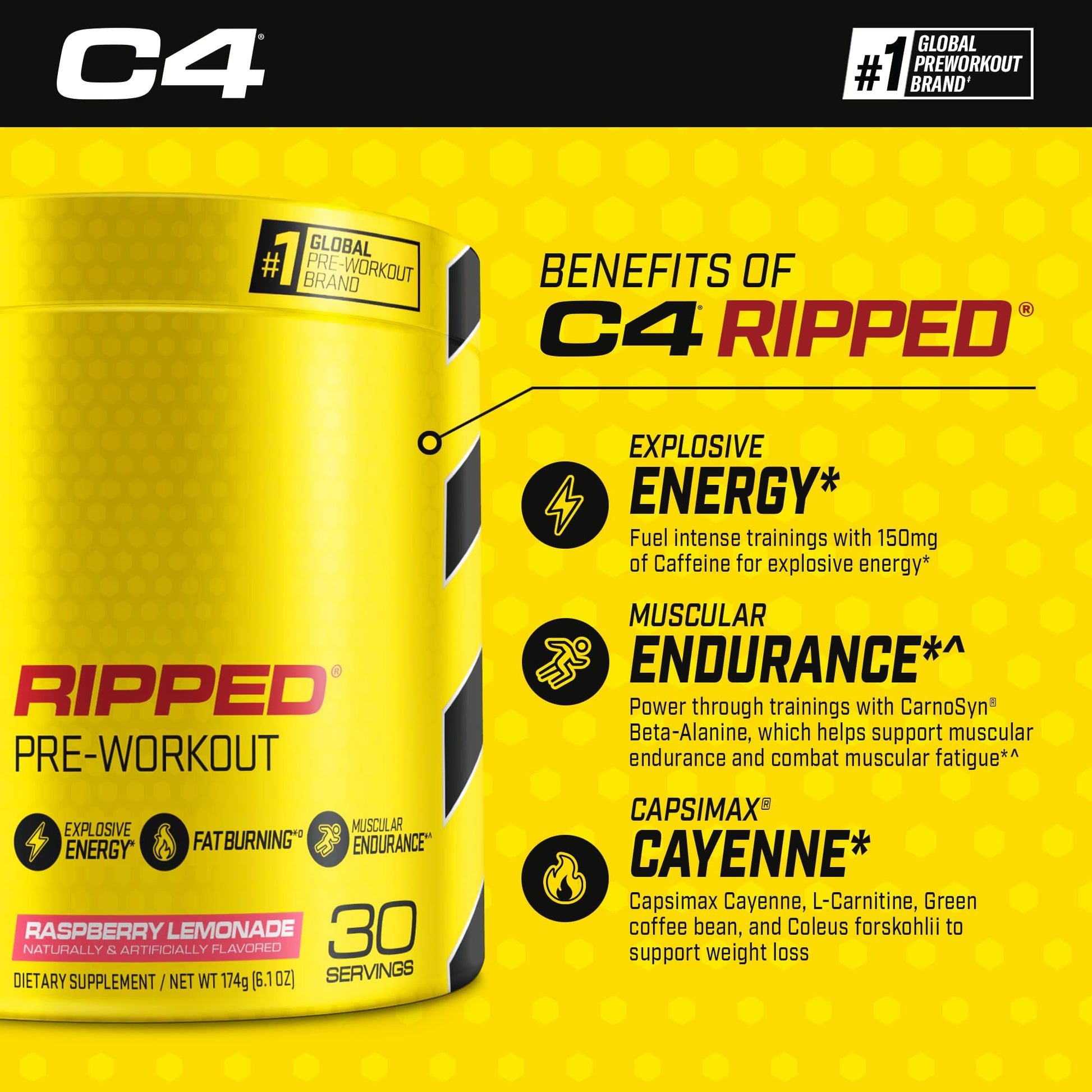 C4 Ripped & SuperHD, The Thermogenic Bundle, C4 Ripped Pre Workout Powder Cellucor