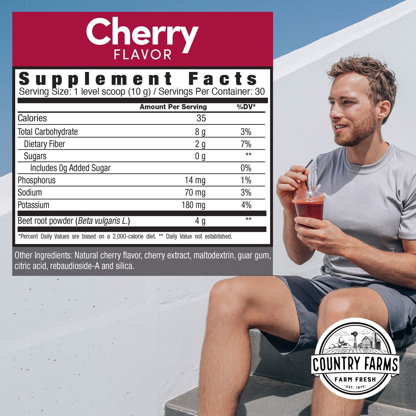 COUNTRY FARMS Bountiful Beets, Wholefood Beet Extract Superfood, Helps Support Healthy