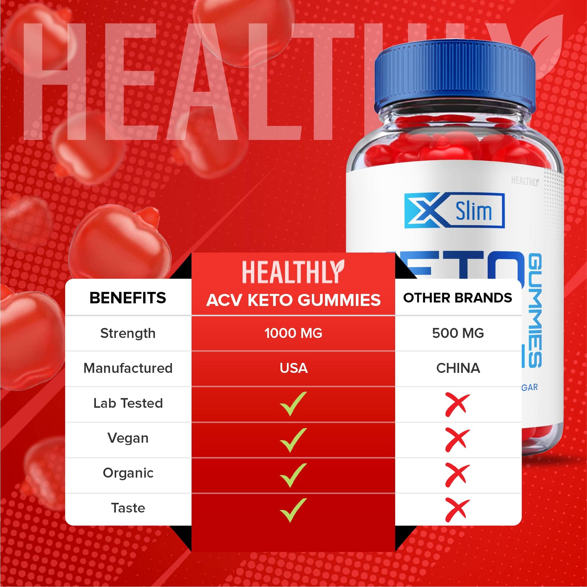 (5 Pack) Xslim Keto Acv Gummies, Xslim Keto Gummies, X Slim Keto Acv Gummies Weight Healthly