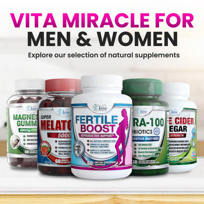 Inositol Capsules Myo-Inositol Fertility Supplements for Women Conception Prenatal Vitamins