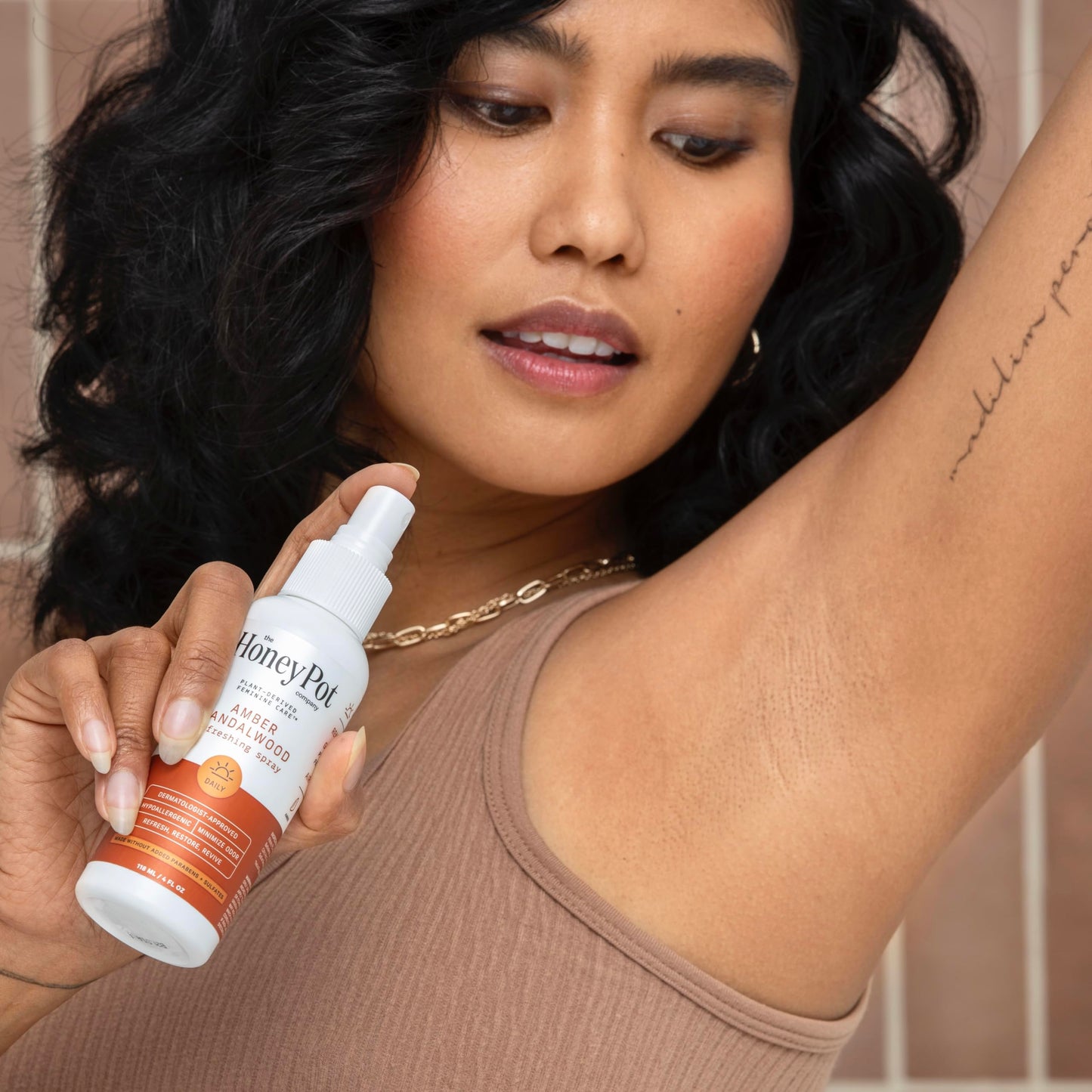 The Honey Pot Company - Refreshing and Restorative Panty and Body Plant-Derived Deodorant Spray